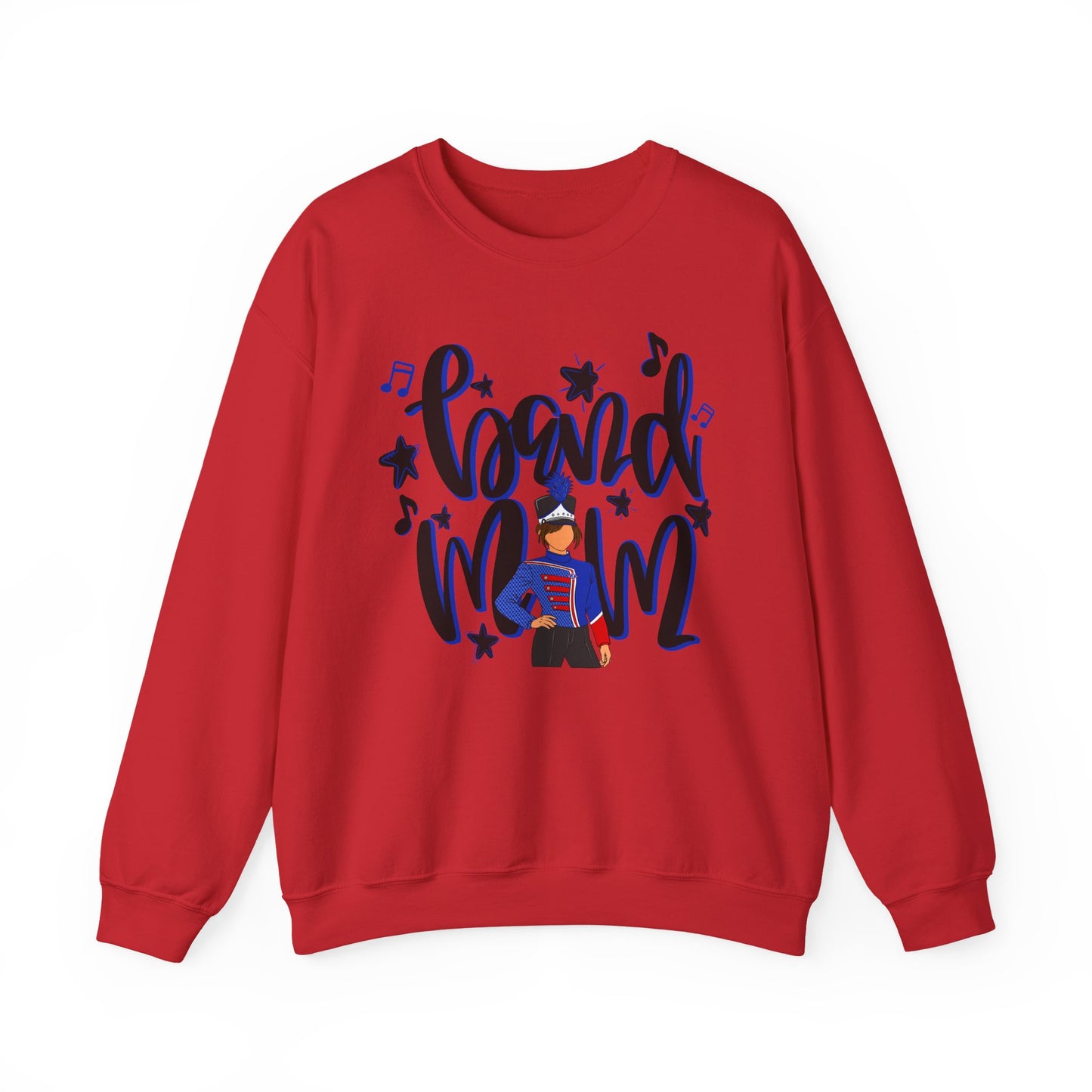 Band Mom Blue Girl Sweatshirt (Gildan)