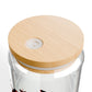 Band Mom Red Boy Sipper Glass — 16oz Reusable Tumbler with Bamboo Lid