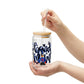 Band Mom Blue Girl Sipper Glass — 16oz Reusable Tumbler with Bamboo Lid