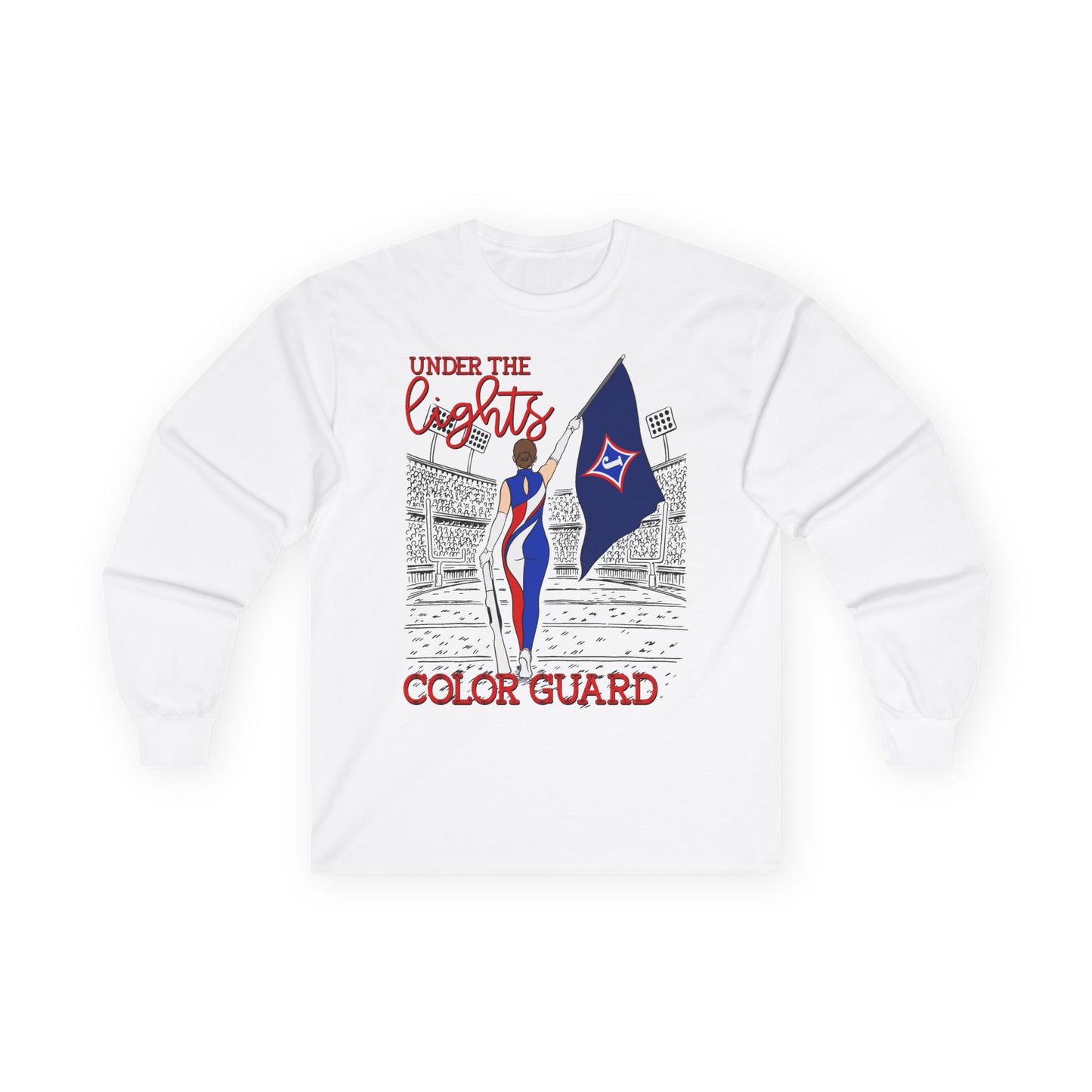 Under The Lights Color Guard Long Sleeve Tee (Gildan)