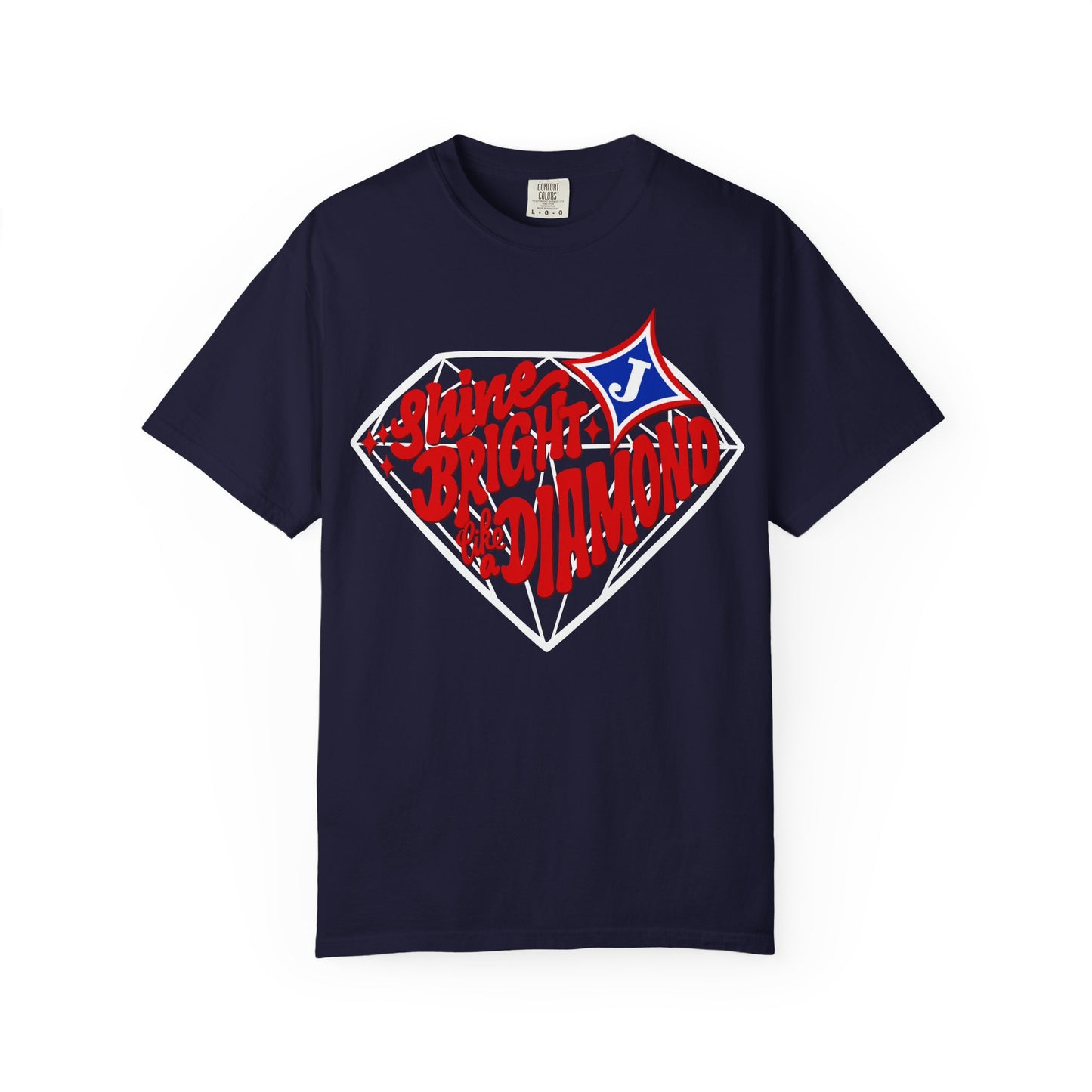 Shine Bright Like A Diamond Short Sleeve Tee (Comfort Colors)