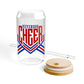 Jefferson Cheer Sipper Glass — 16oz Reusable Tumbler with Bamboo Lid