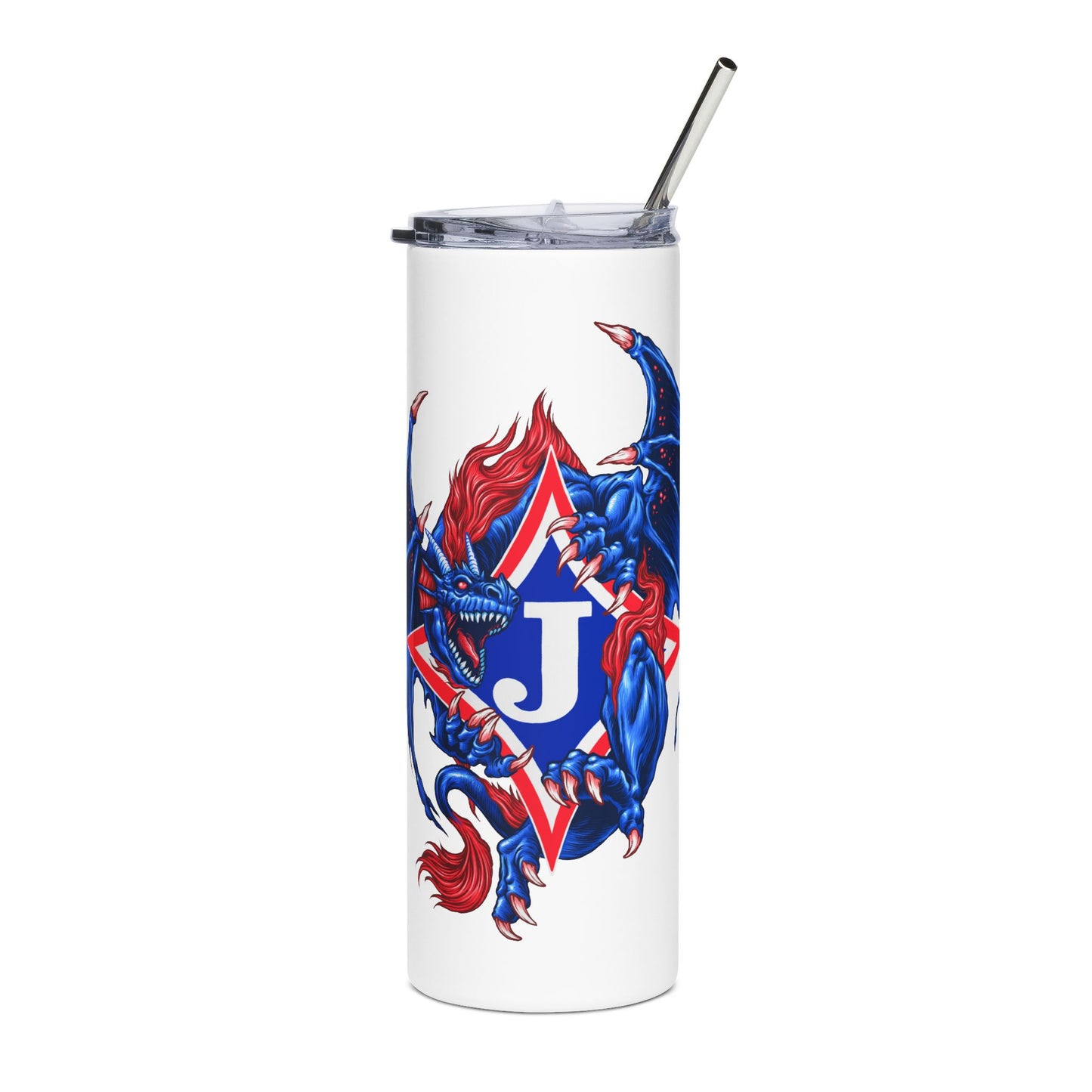 Exclusive Dragon J 20oz Stainless Steel Tumbler
