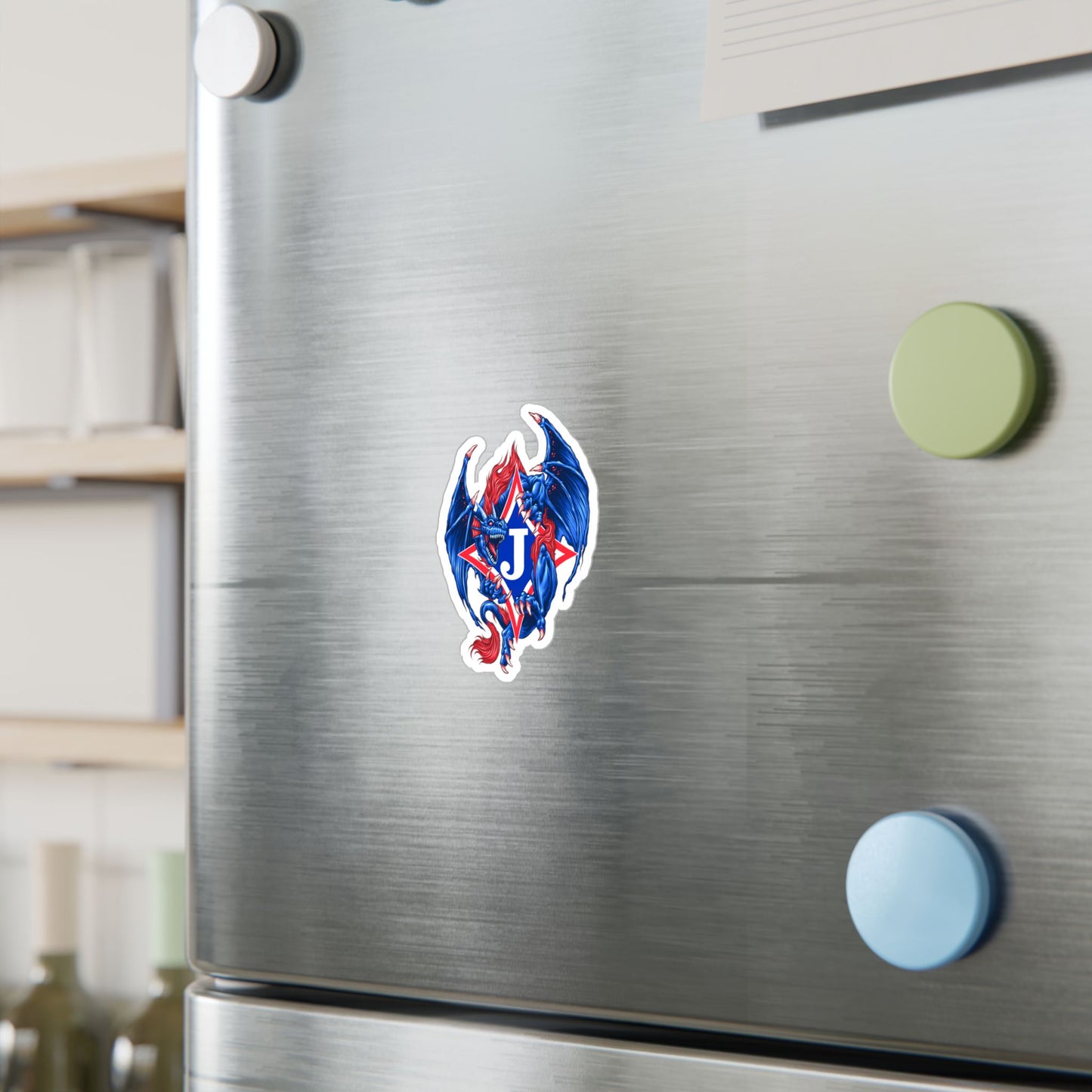 Exclusive Dragon J Kiss-Cut Vinyl Decal — Sticker for Laptops, Water Bottles & Windows