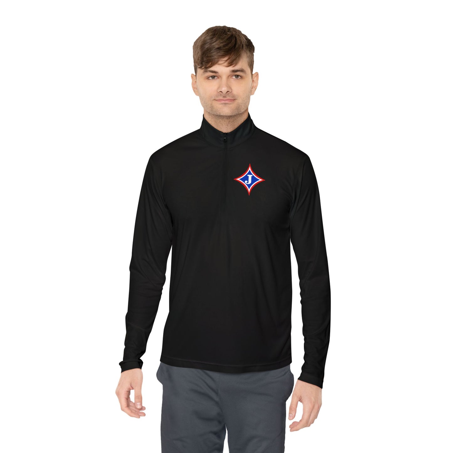 Jefferson J Diamond Quarter-Zip Pullover
