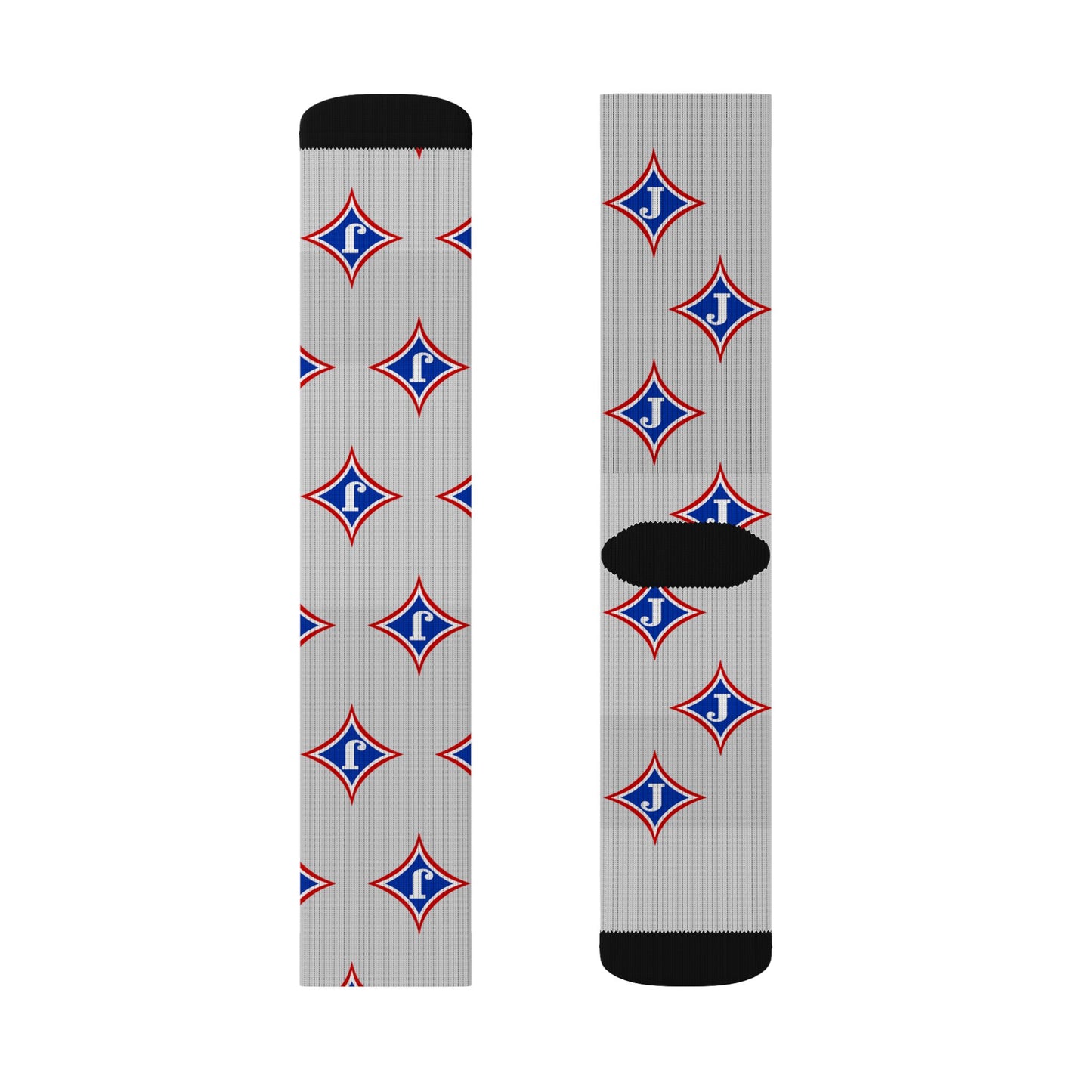 Jefferson J Diamond Crew Socks