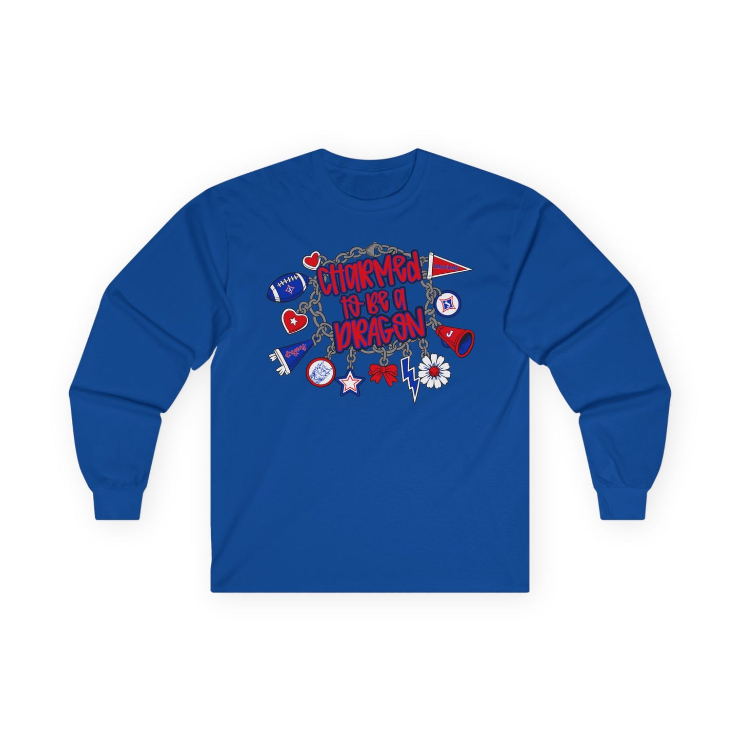 Charmed To Be A Dragon Long Sleeve Tee (Gildan)