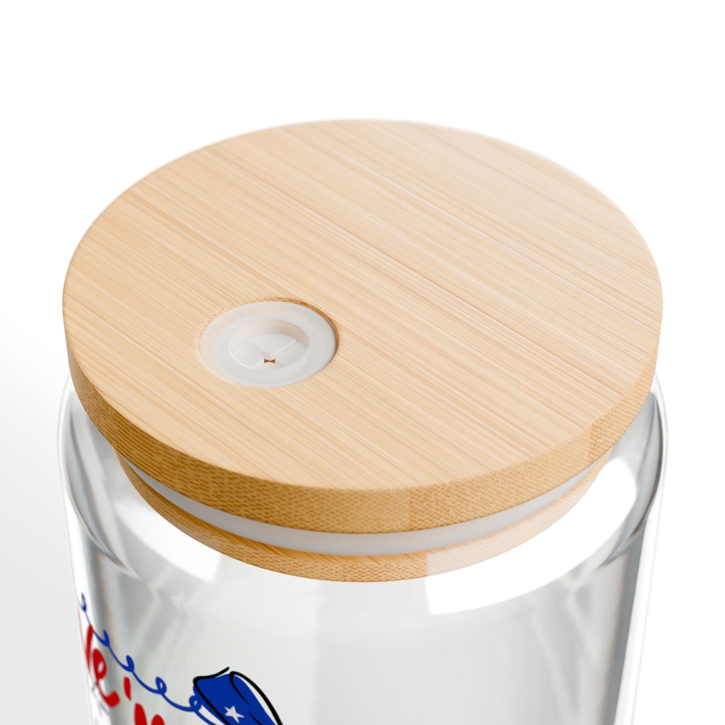 We've Got Spirit Sipper Glass — 16oz Reusable Tumbler with Bamboo Lid