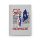 Under The Lights Color Guard Hardcover Journal