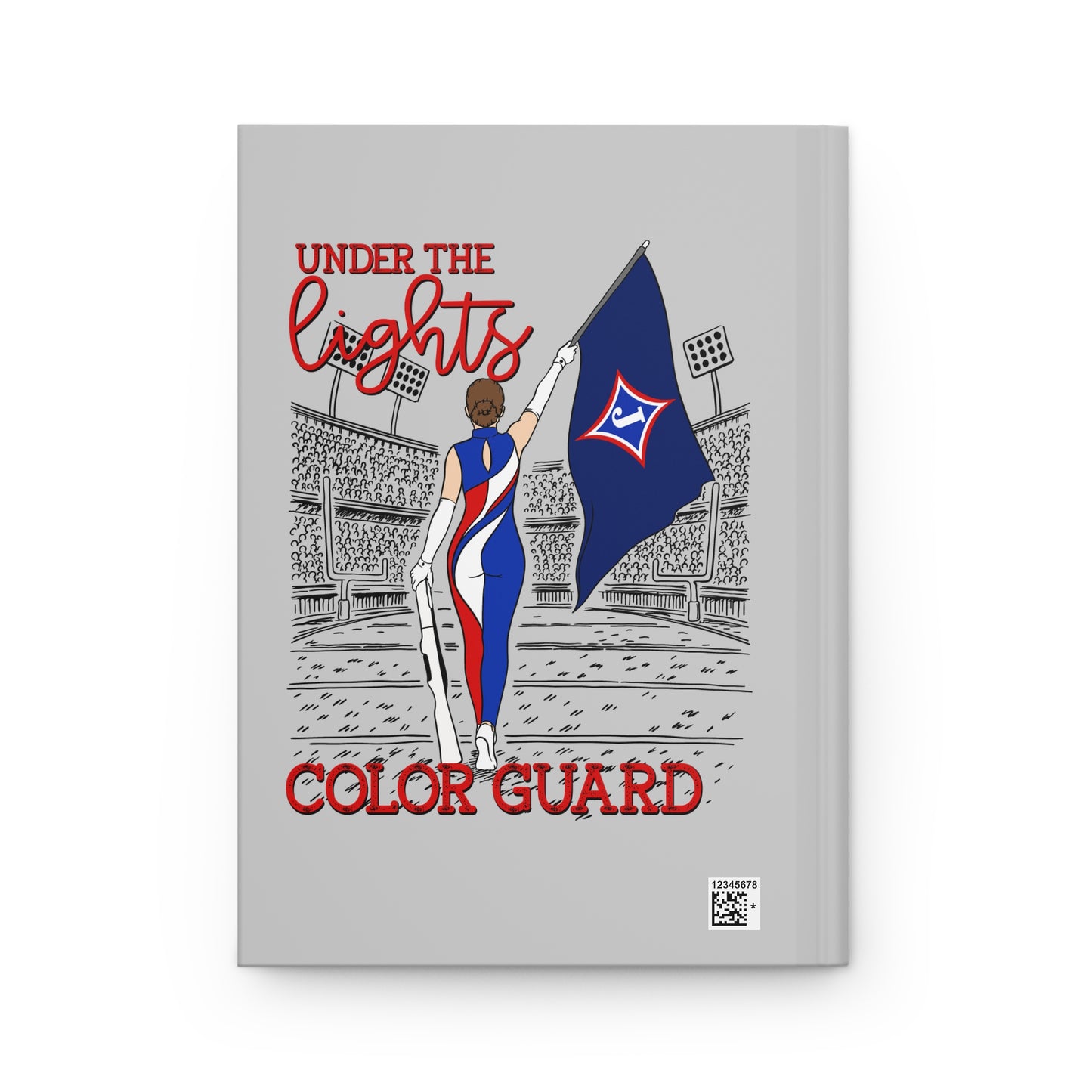 Under The Lights Color Guard Hardcover Journal