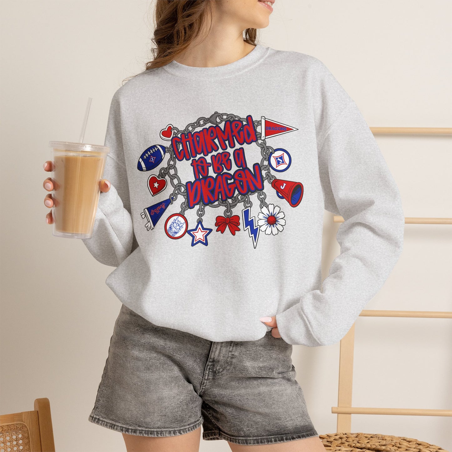 Charmed To Be A Dragon Sweatshirt (Gildan)