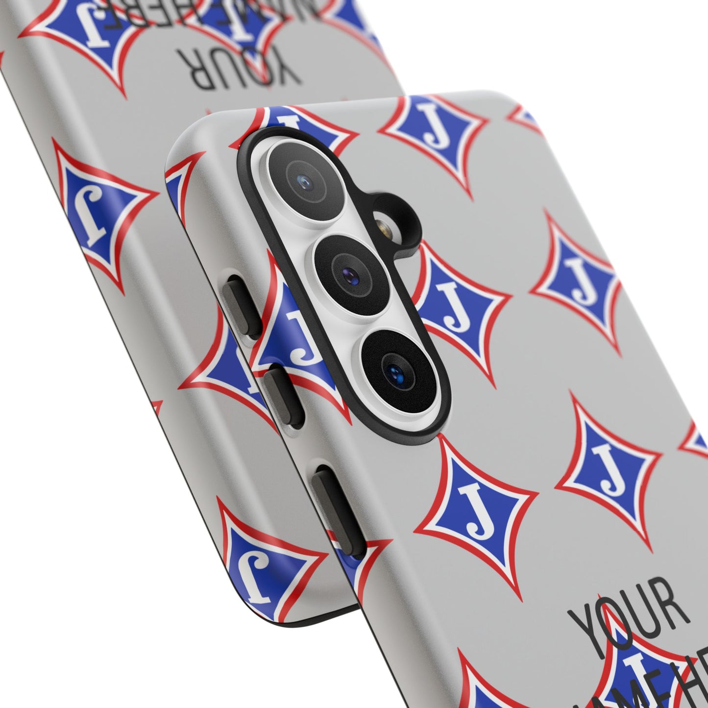 Jefferson J Diamond Personalized Tough Phone Case (Add Your Name)