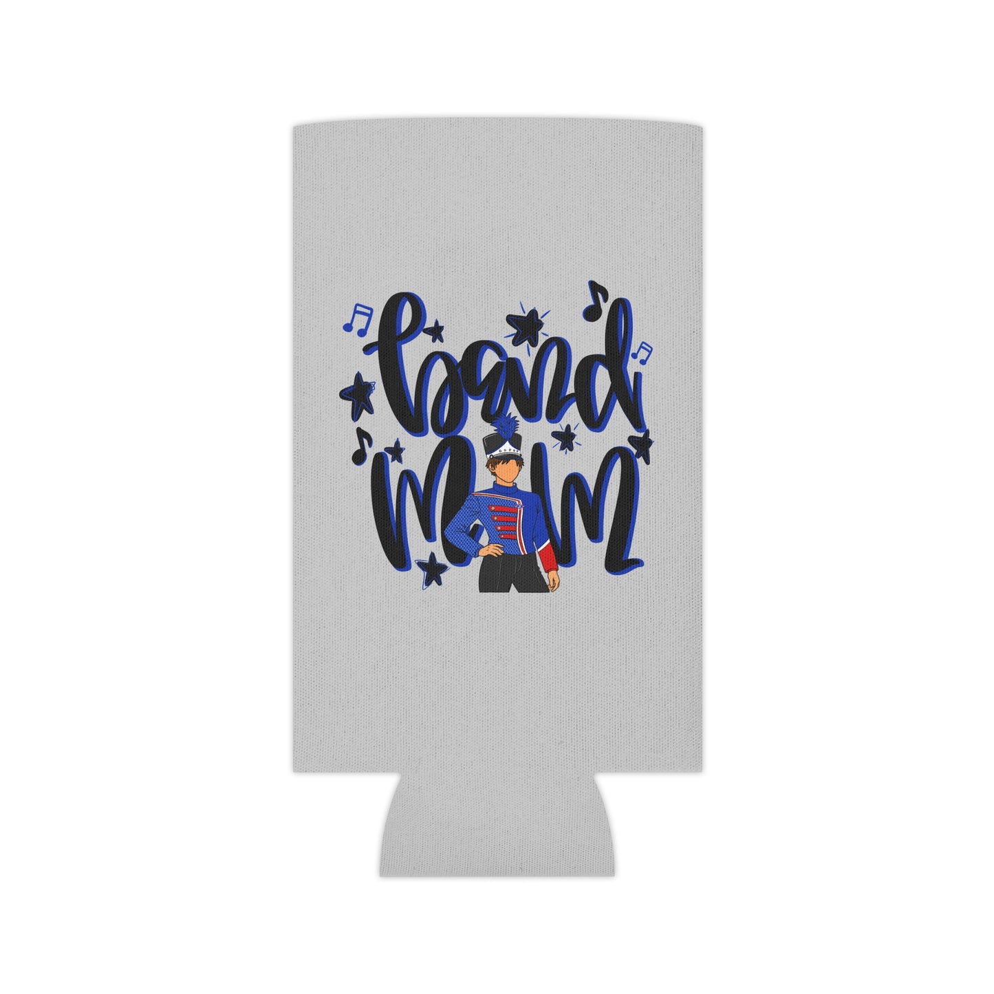 Band Mom Blue Boy Can Cooler
