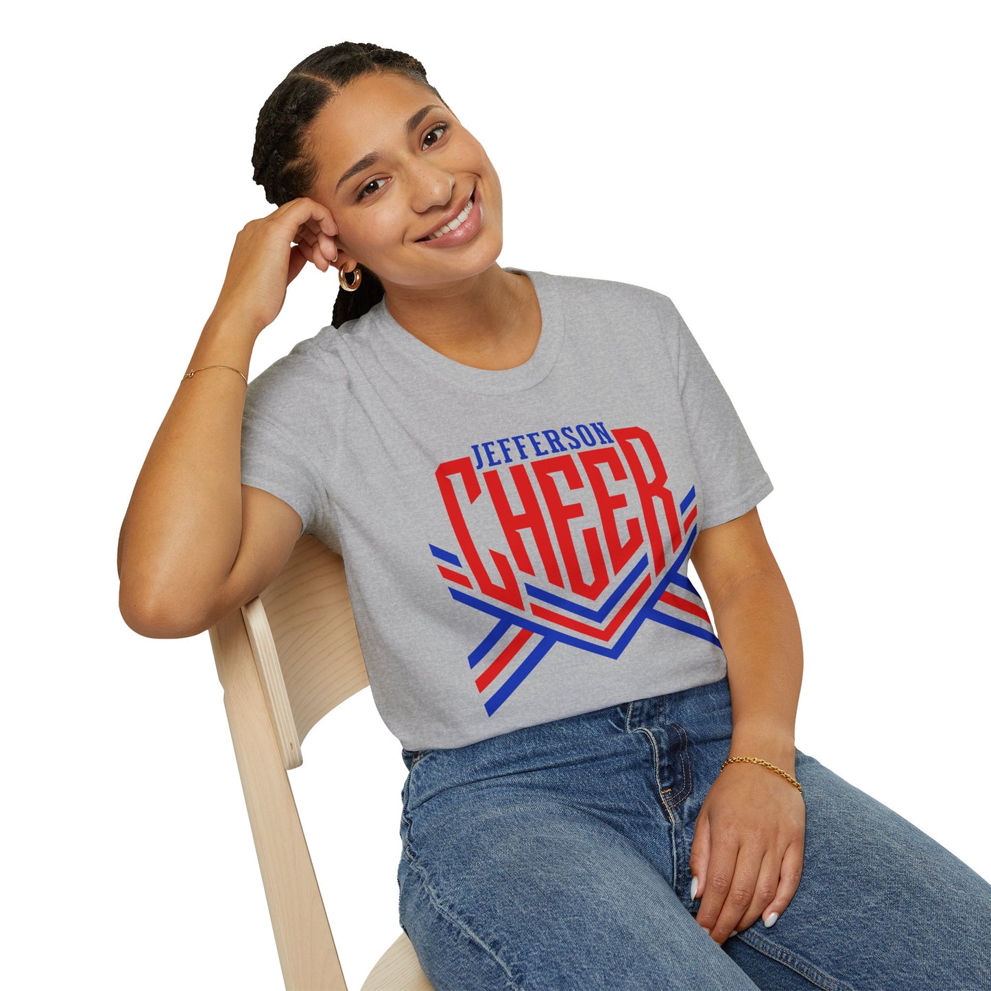 Jefferson Cheer Short Sleeve Tee (Gildan)