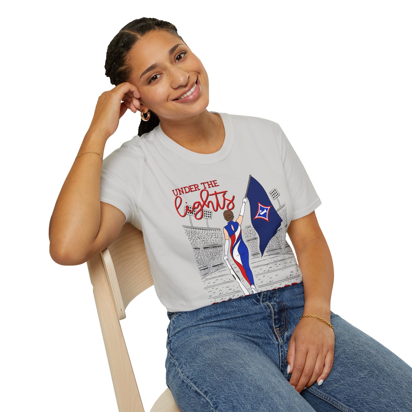 Under The Lights Color Guard Short Sleeve Tee (Gildan)