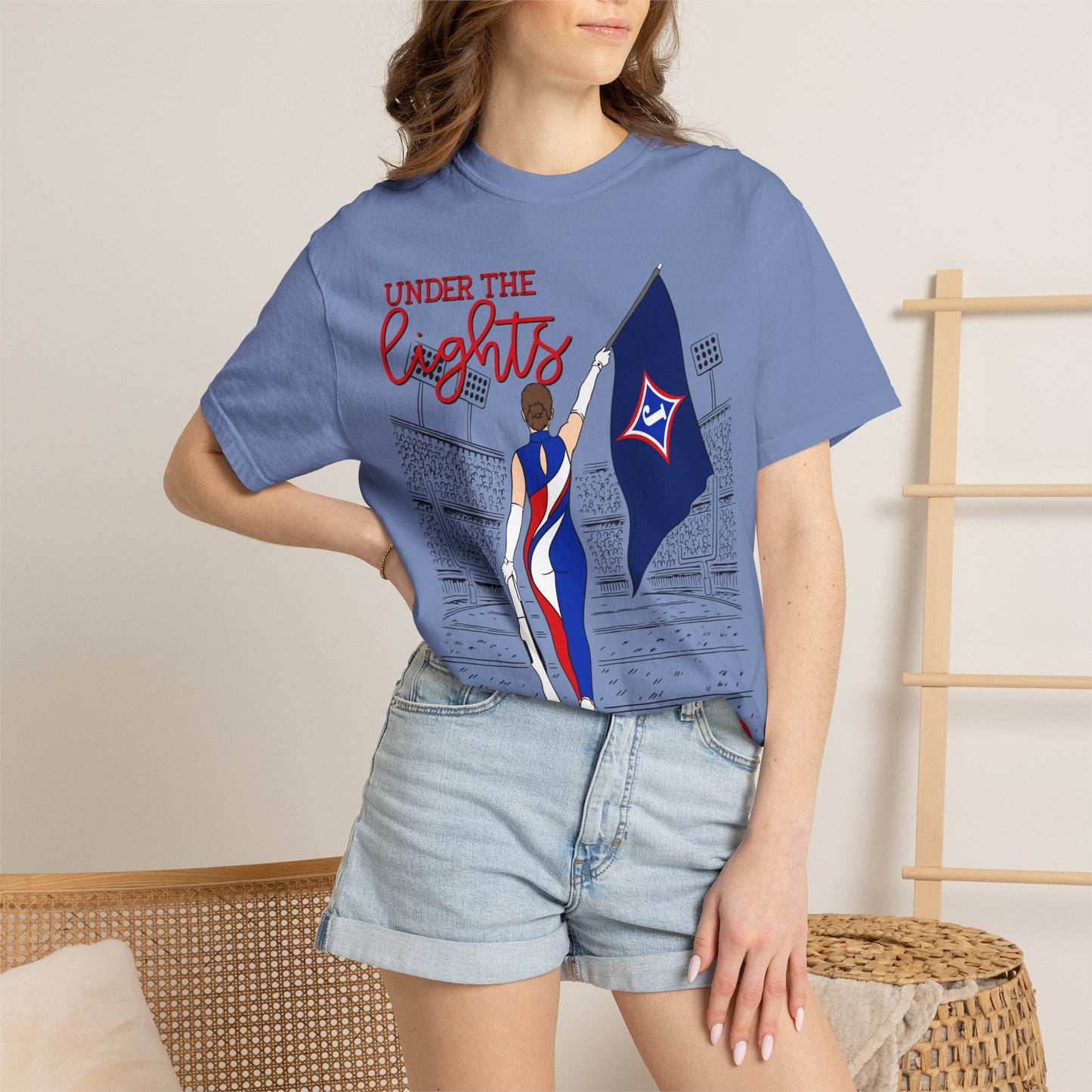 Under The Lights Color Guard Comfort Colors Short Sleeve Tee