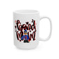 Band Mom Red Girl Ceramic Mug — 11oz & 15oz Coffee Cup