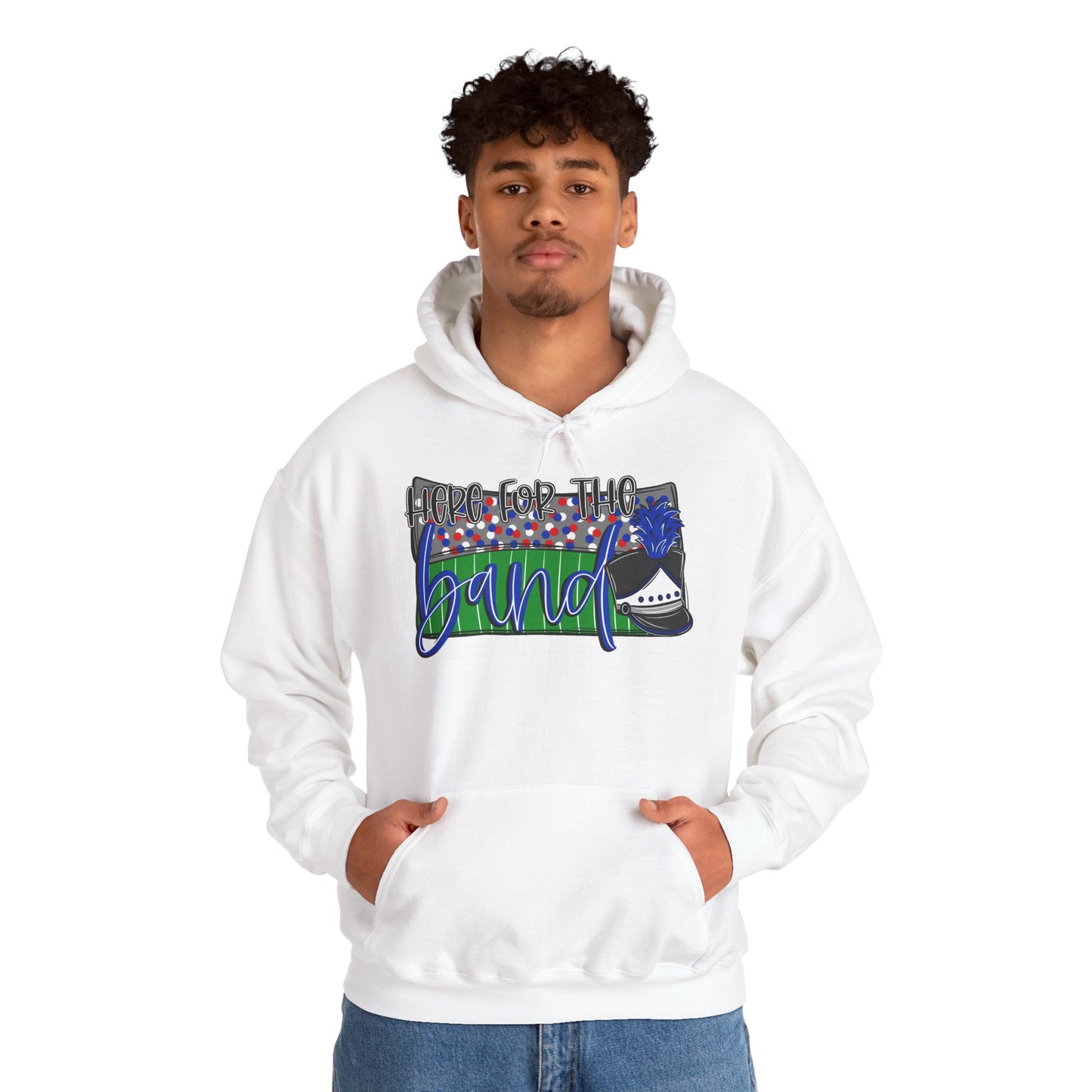 Here For The Band Unisex Hoodie (Gildan)