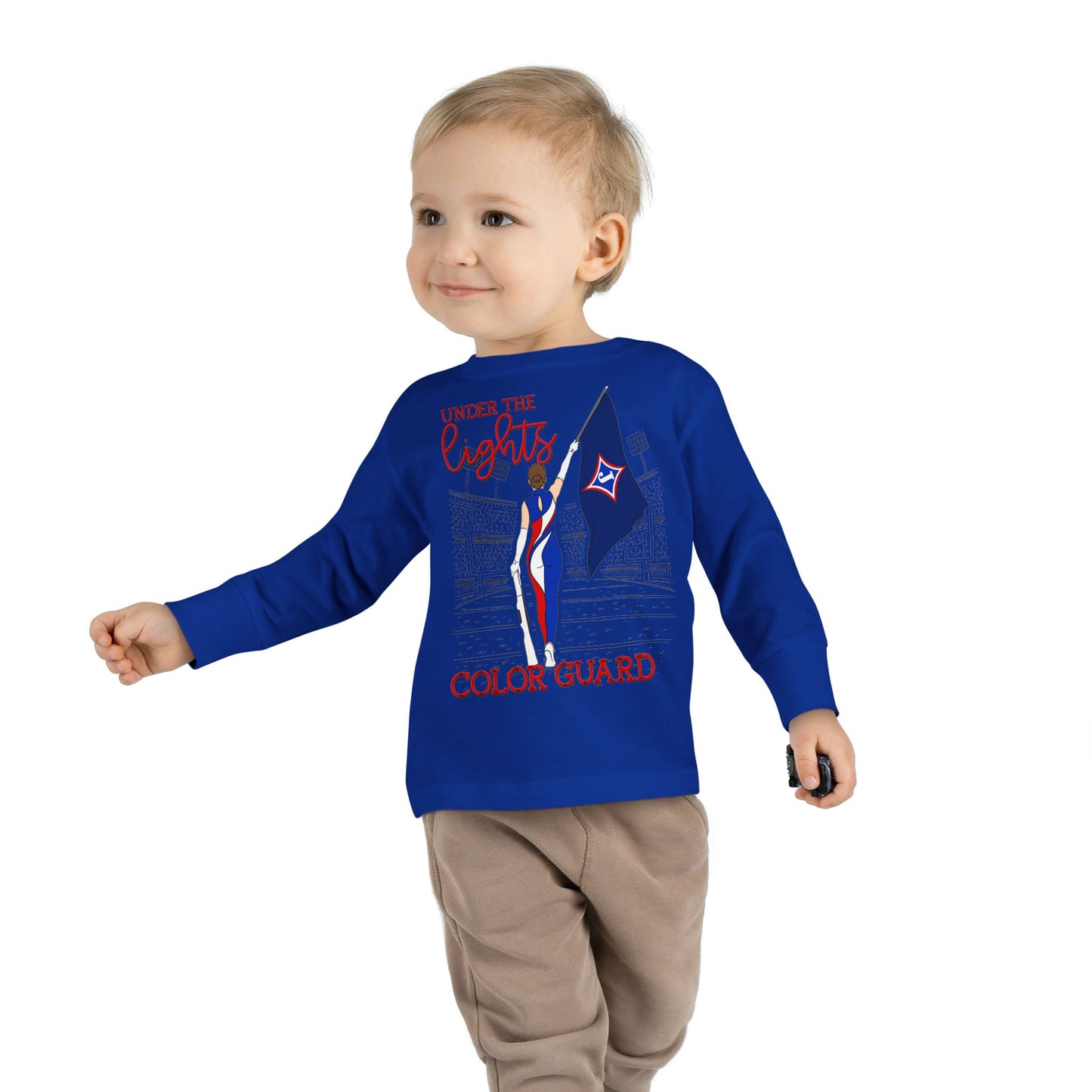 Under The Lights Color Guard Toddler Long Sleeve Tee