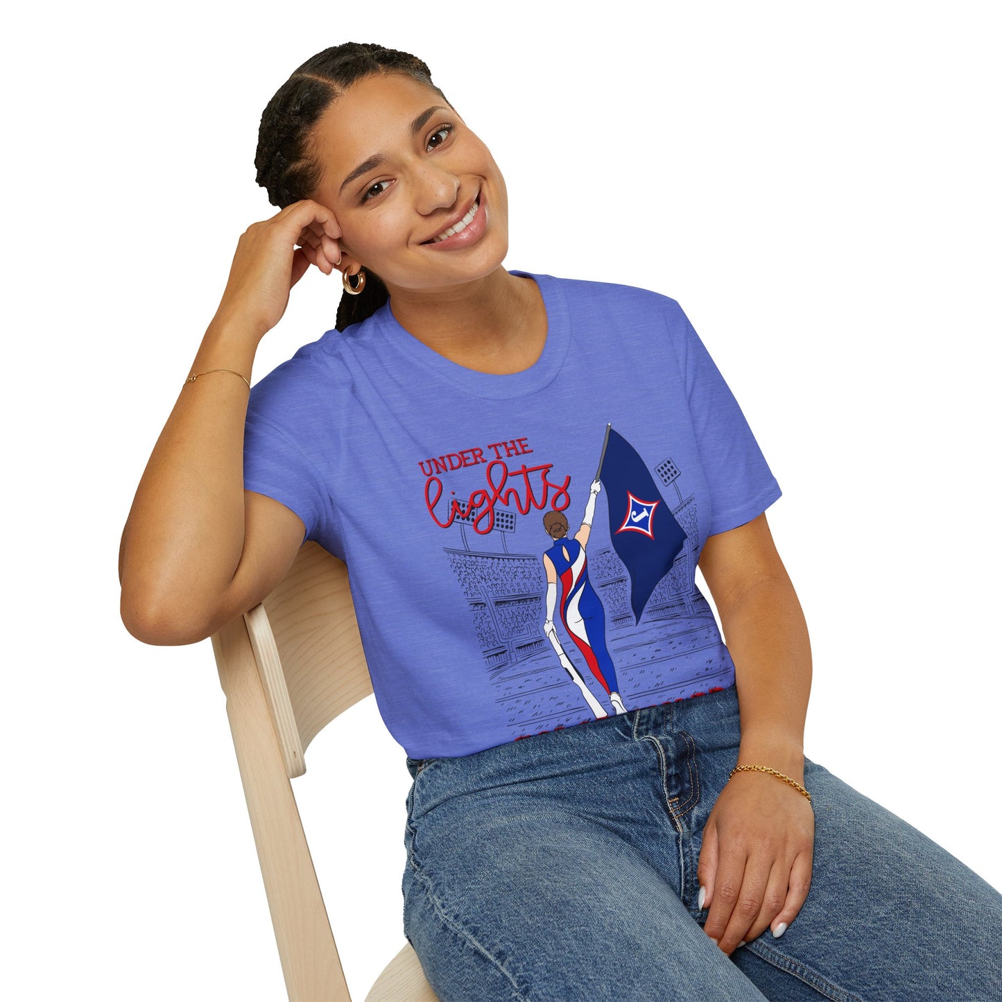 Under The Lights Color Guard Short Sleeve Tee (Gildan)