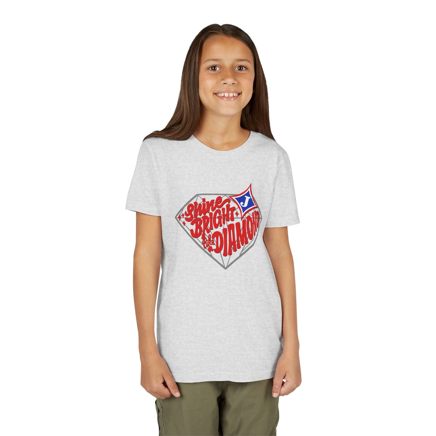 Shine Bright Like A Diamond Youth Short Sleeve Tee