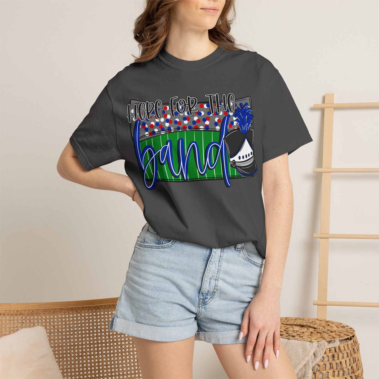 Here For The Band Short Sleeve Tee (Comfort Colors)