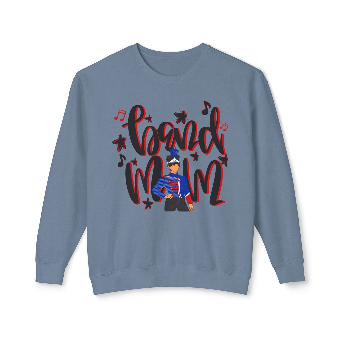 Band Mom Red Boy Sweatshirt (Comfort Colors)