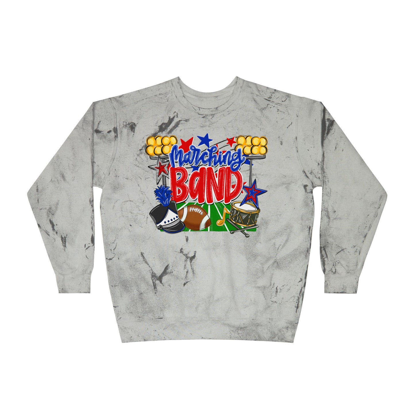 Marching Band Tie Dye Sweatshirt