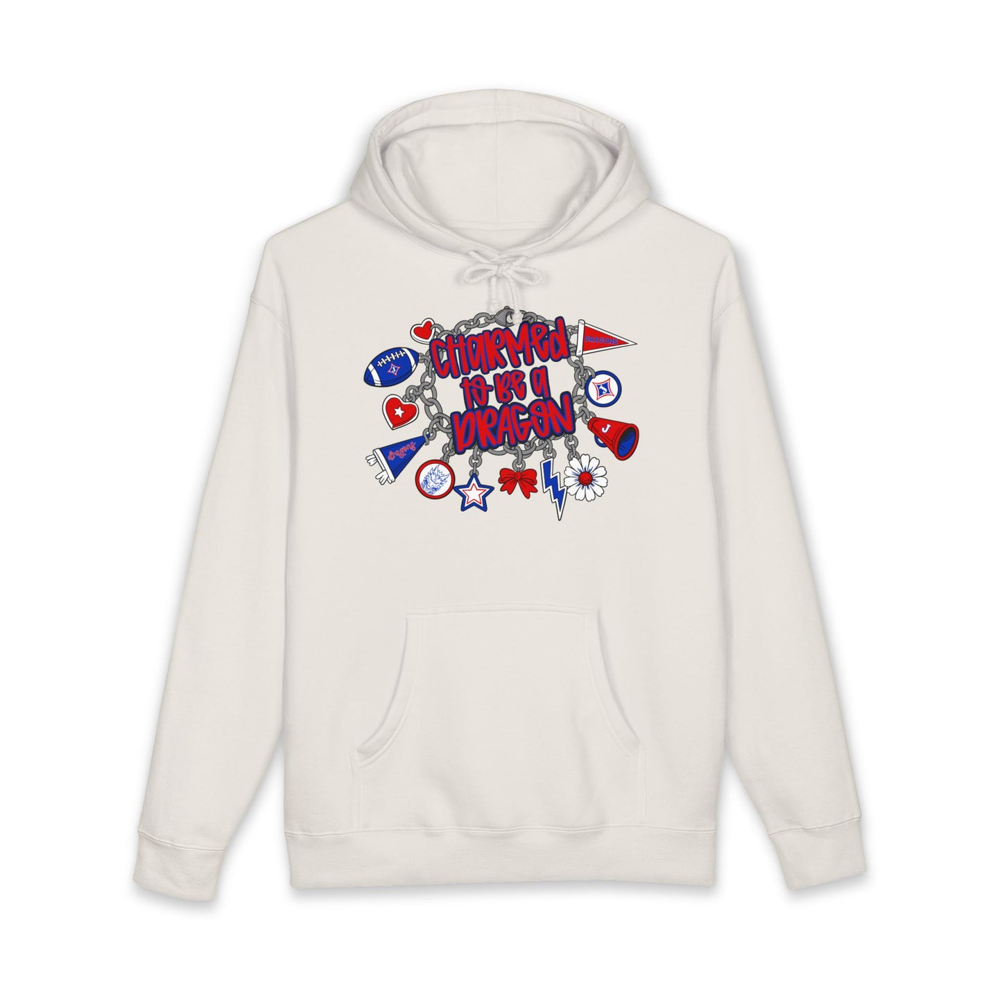 Charmed To Be A Dragon Hoodie (Independent Trading Co)
