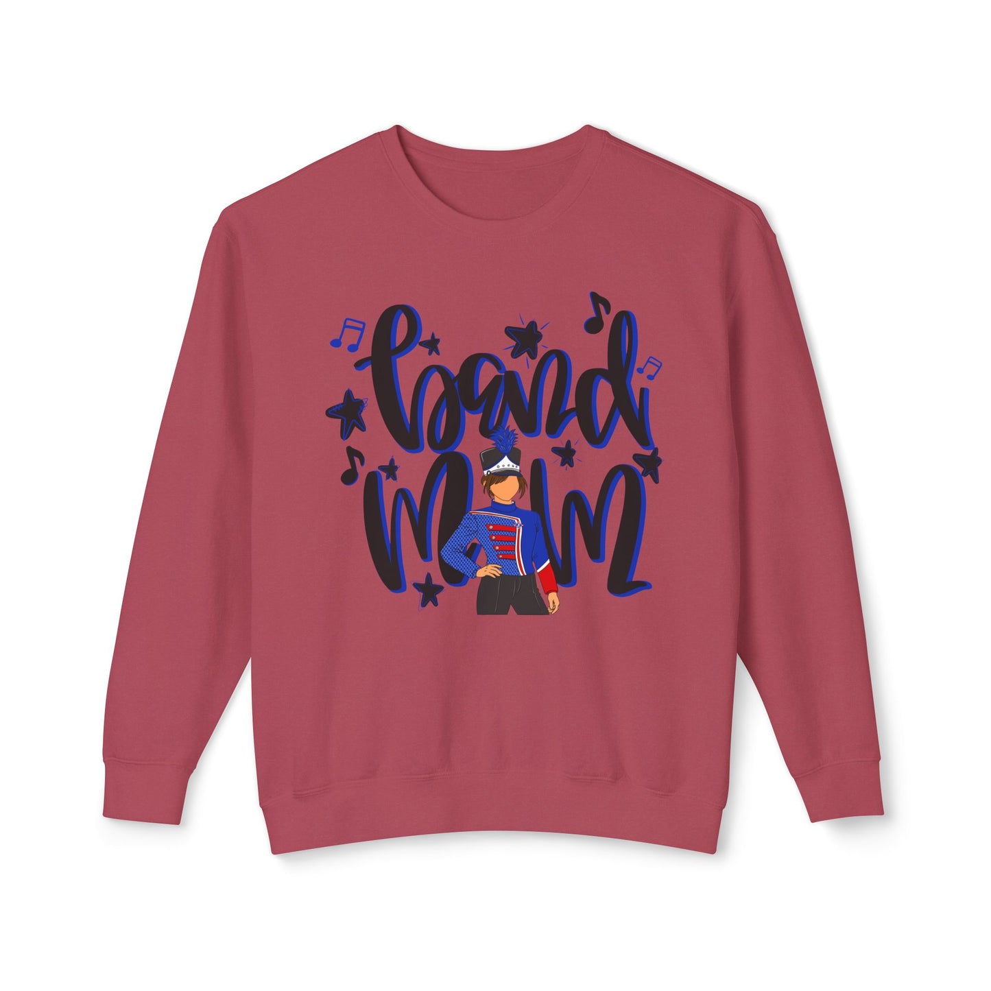 Band Mom Blue Girl Sweatshirt (Comfort Colors)