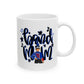 Band Mom Blue Boy Ceramic Mug — 11oz & 15oz Coffee Cup
