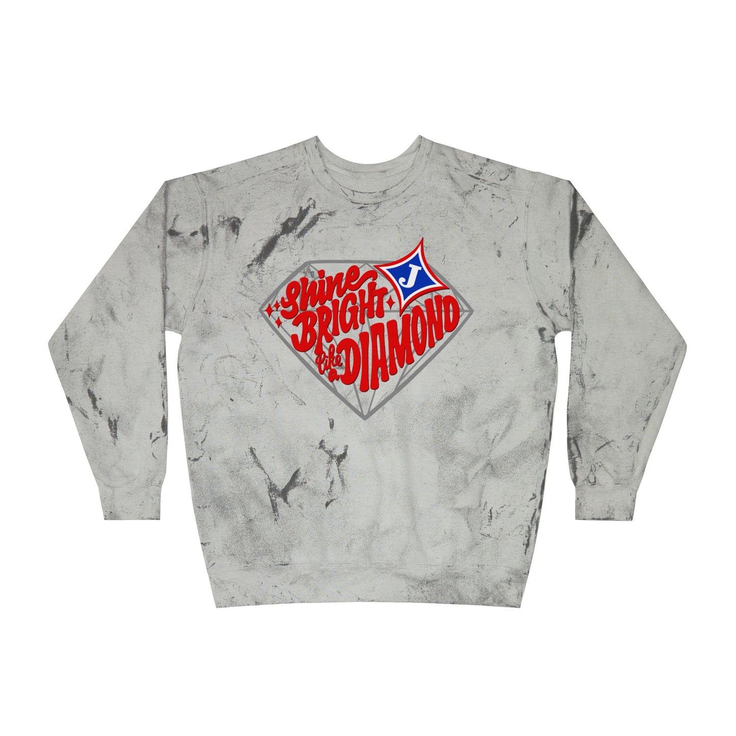 Shine Bright Like A Diamond Tie Dye Sweatshirt