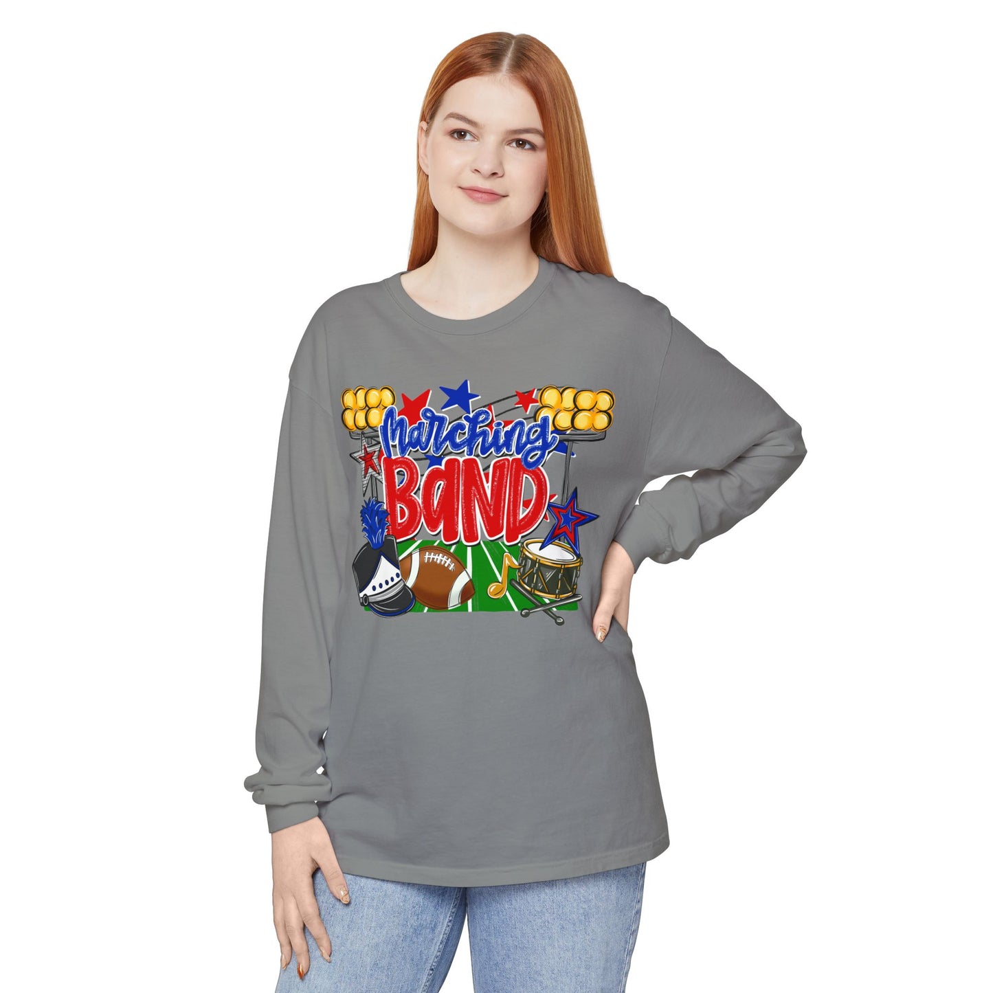 Marching Band Long Sleeve Tee (Comfort Colors)
