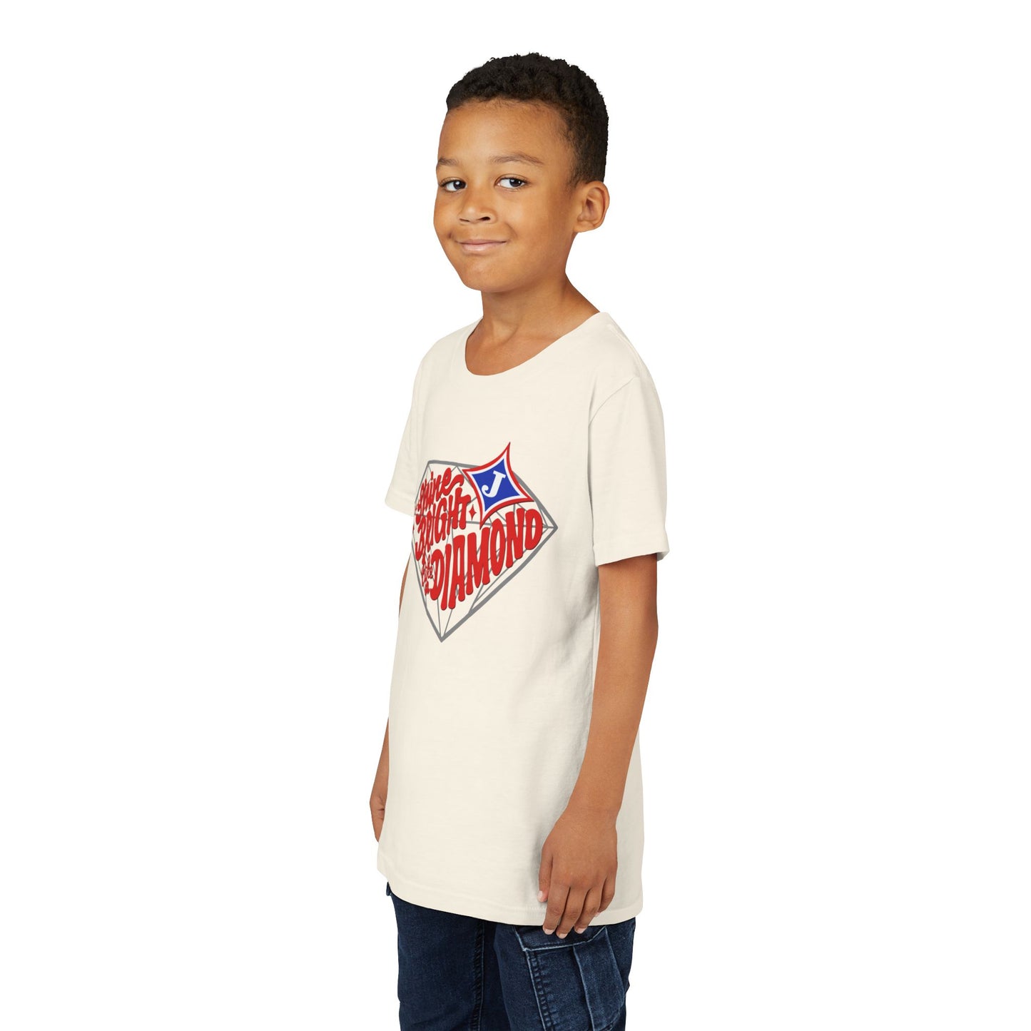 Shine Bright Like A Diamond Youth Short Sleeve Tee