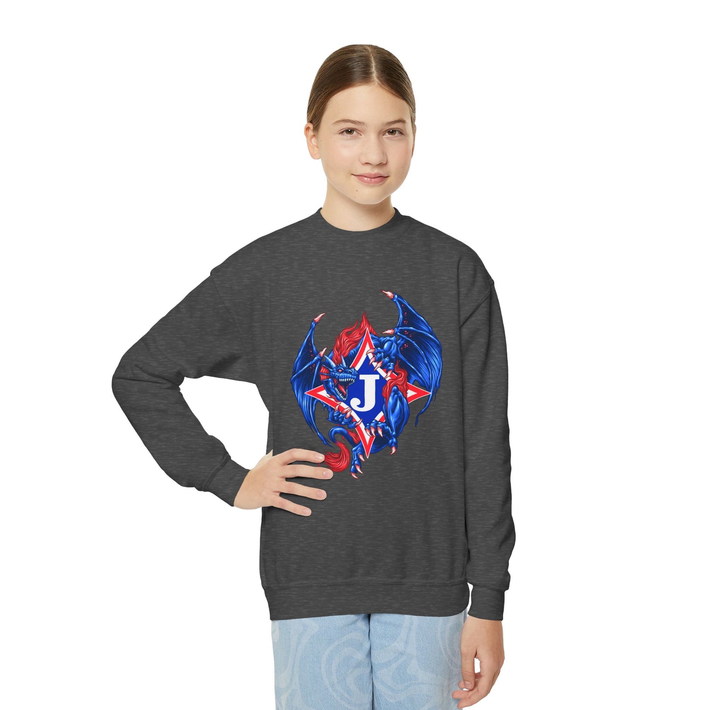 Exclusive Dragon J Youth Crewneck Sweatshirt