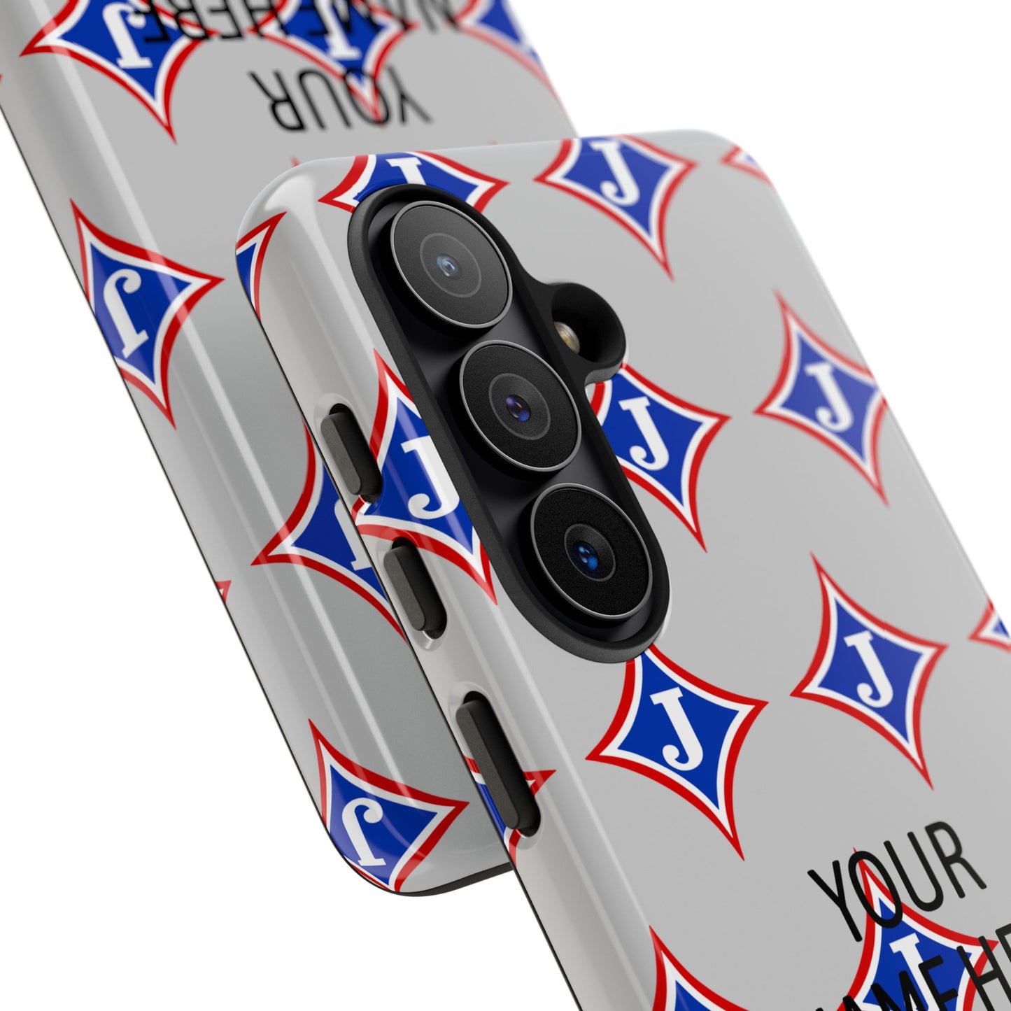 Jefferson J Diamond Personalized Tough Phone Case (Add Your Name)