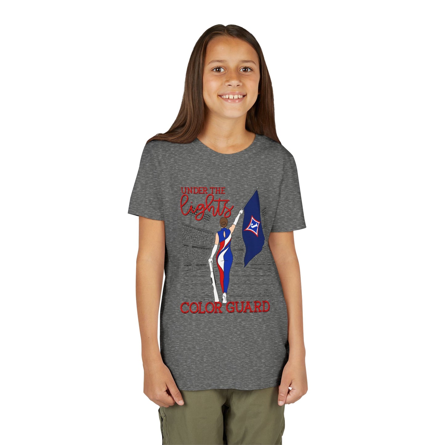 Under The Lights Color Guard Youth Short Sleeve Tee