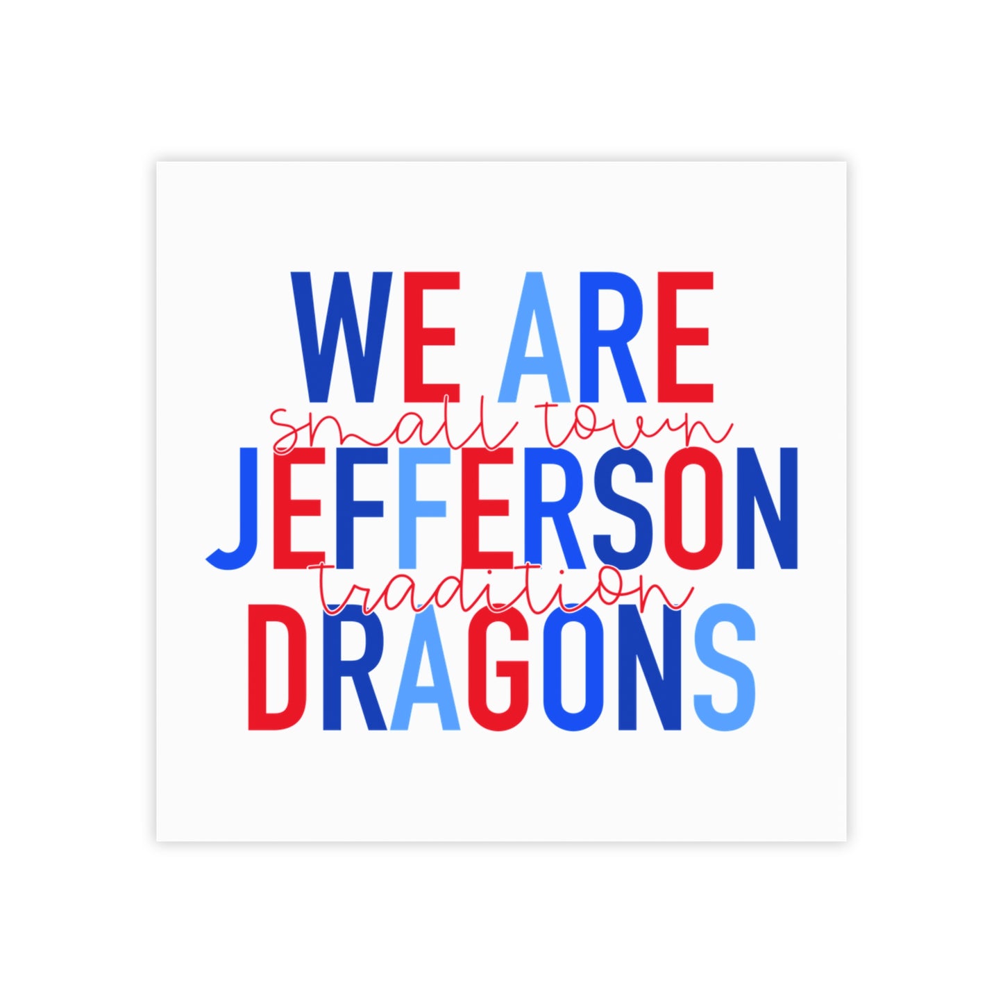 We Are Jefferson Post-it Note Pads