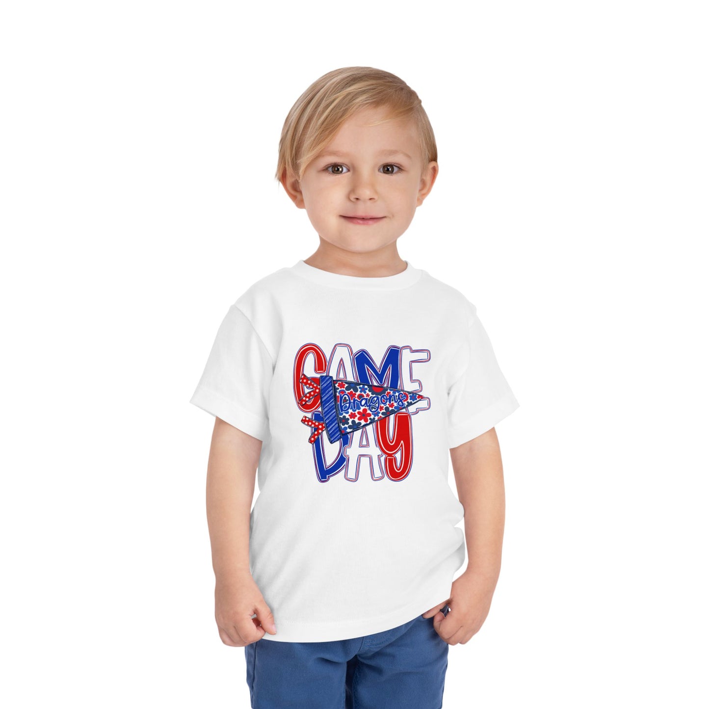 Game Day Dragons Toddler Short Sleeve Tee