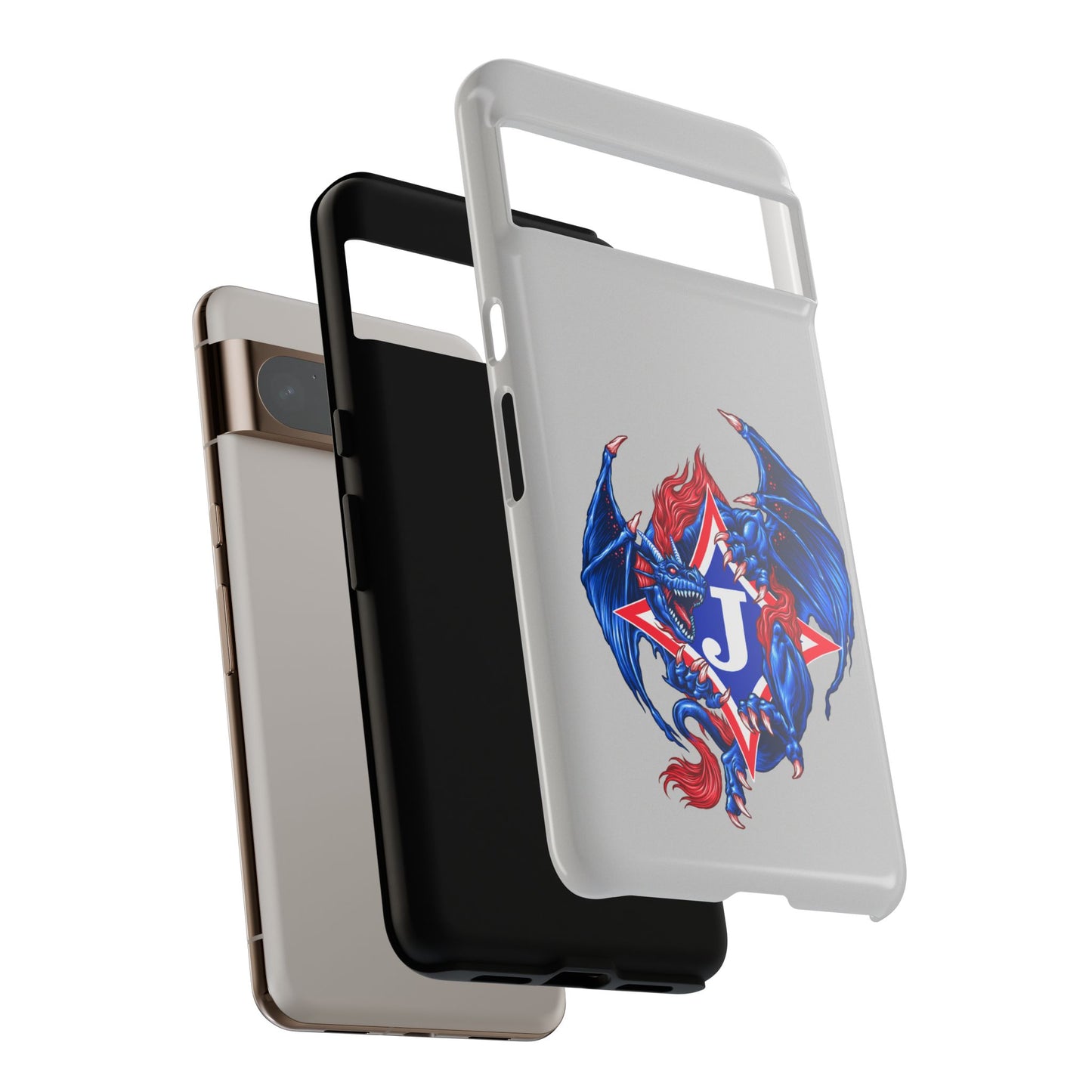 Exclusive Dragon J Personalized Tough Phone Case (Add Your Name)