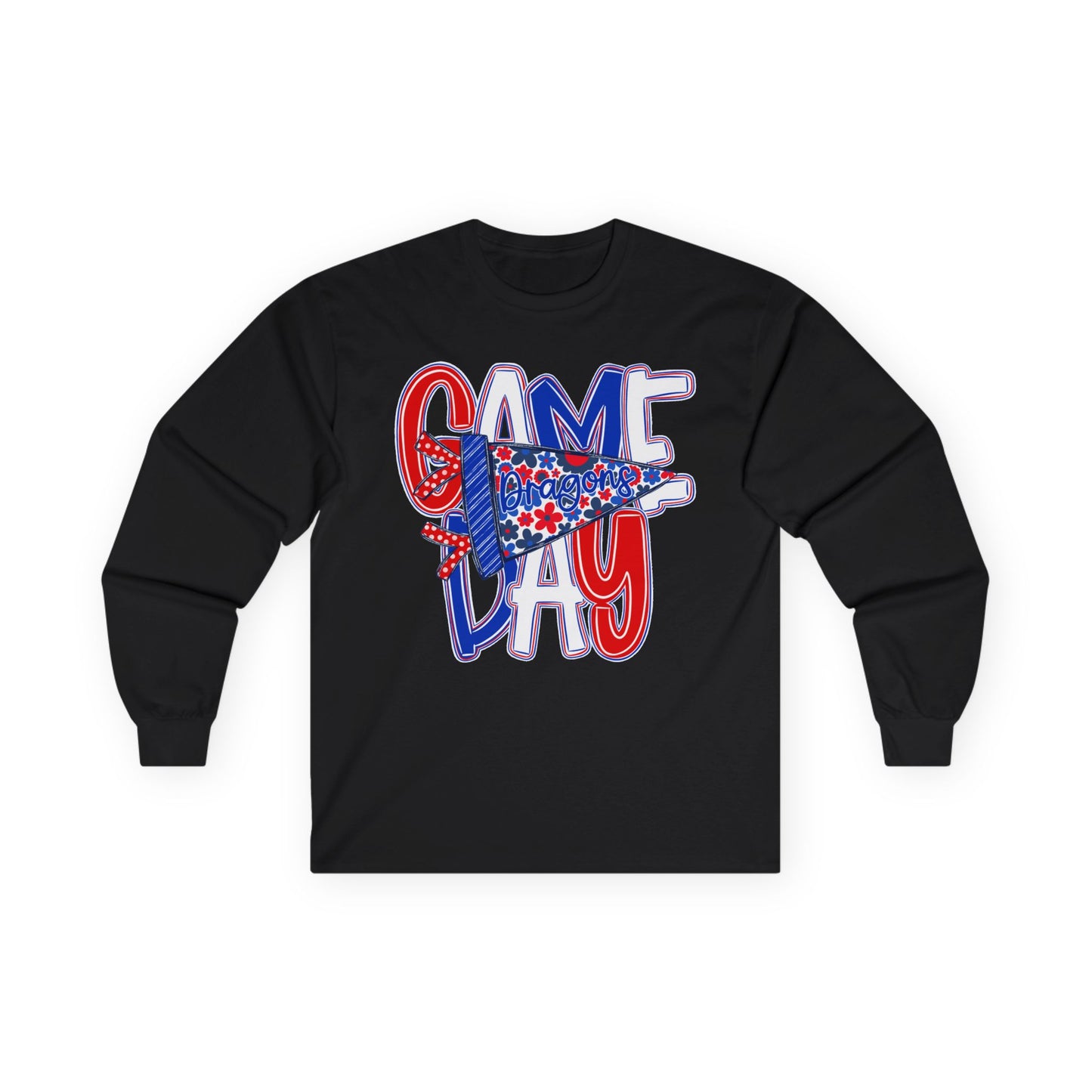 Game Day Dragons Long Sleeve Tee (Gildan)