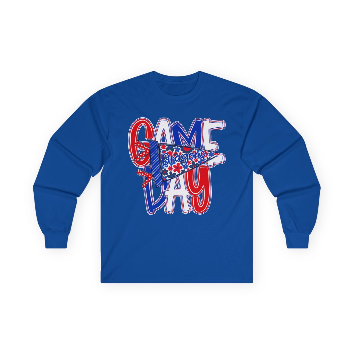 Game Day Dragons Long Sleeve Tee (Gildan)