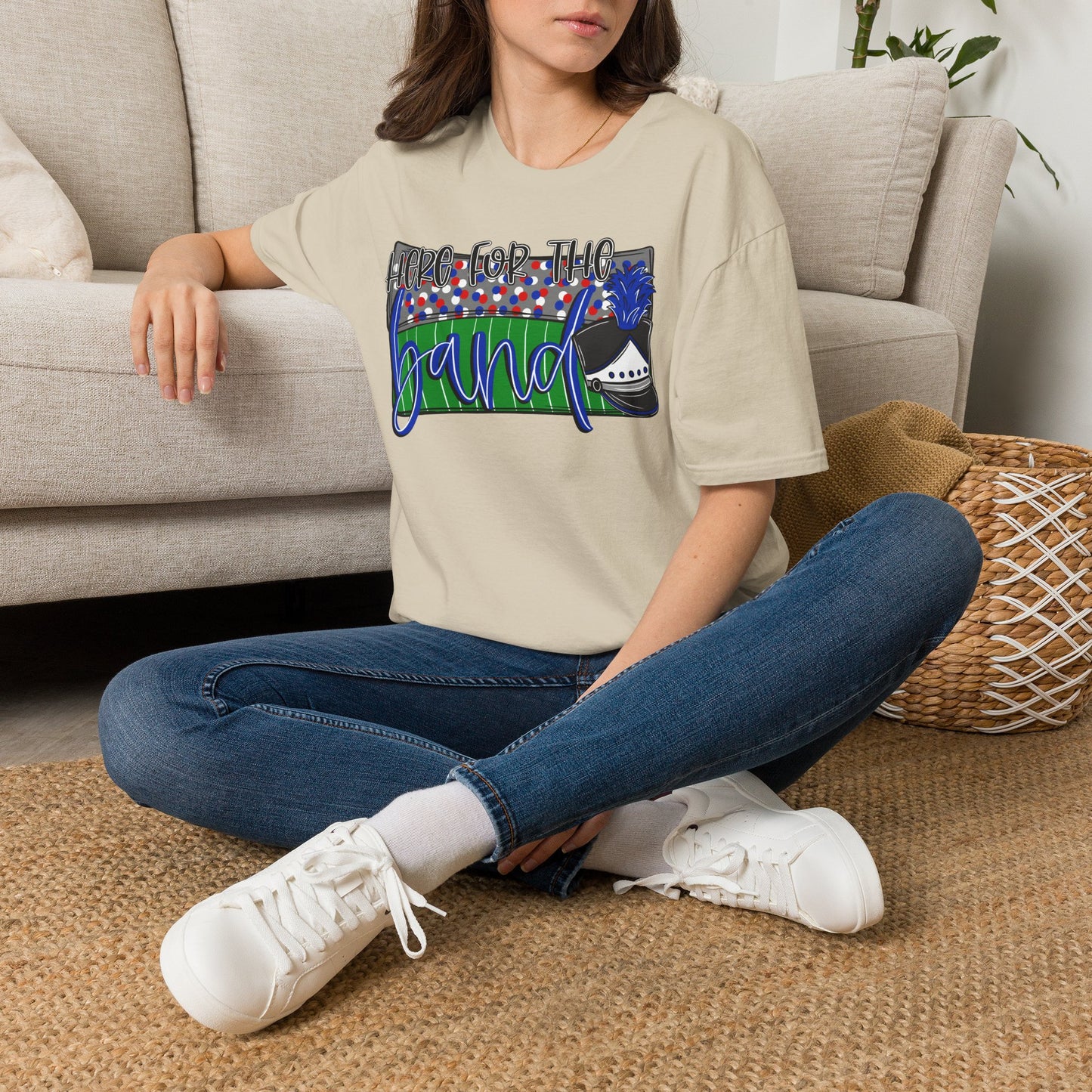 Here For The Band Short Sleeve Tee (Gildan)