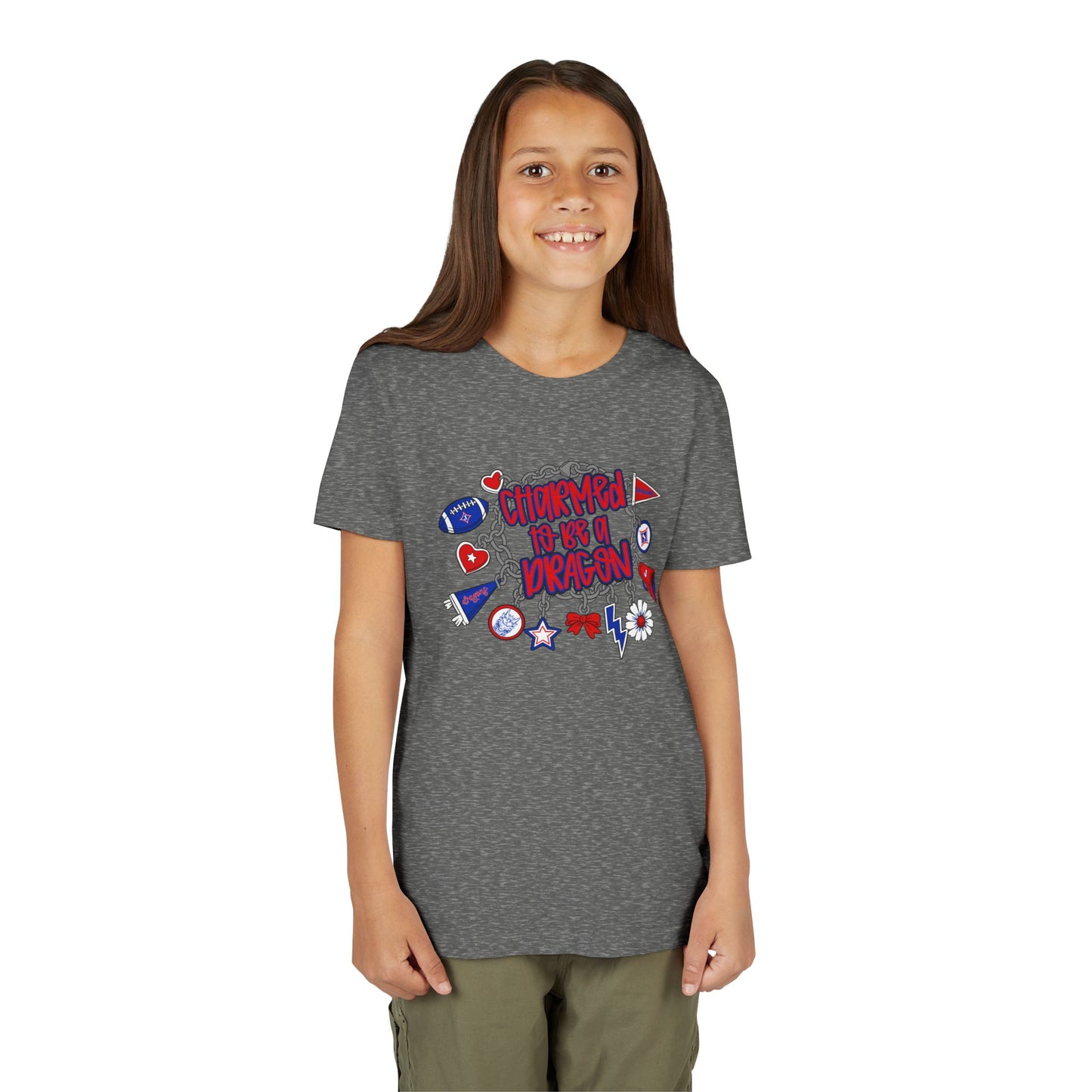 Charmed To Be A Dragon Youth Short Sleeve Tee