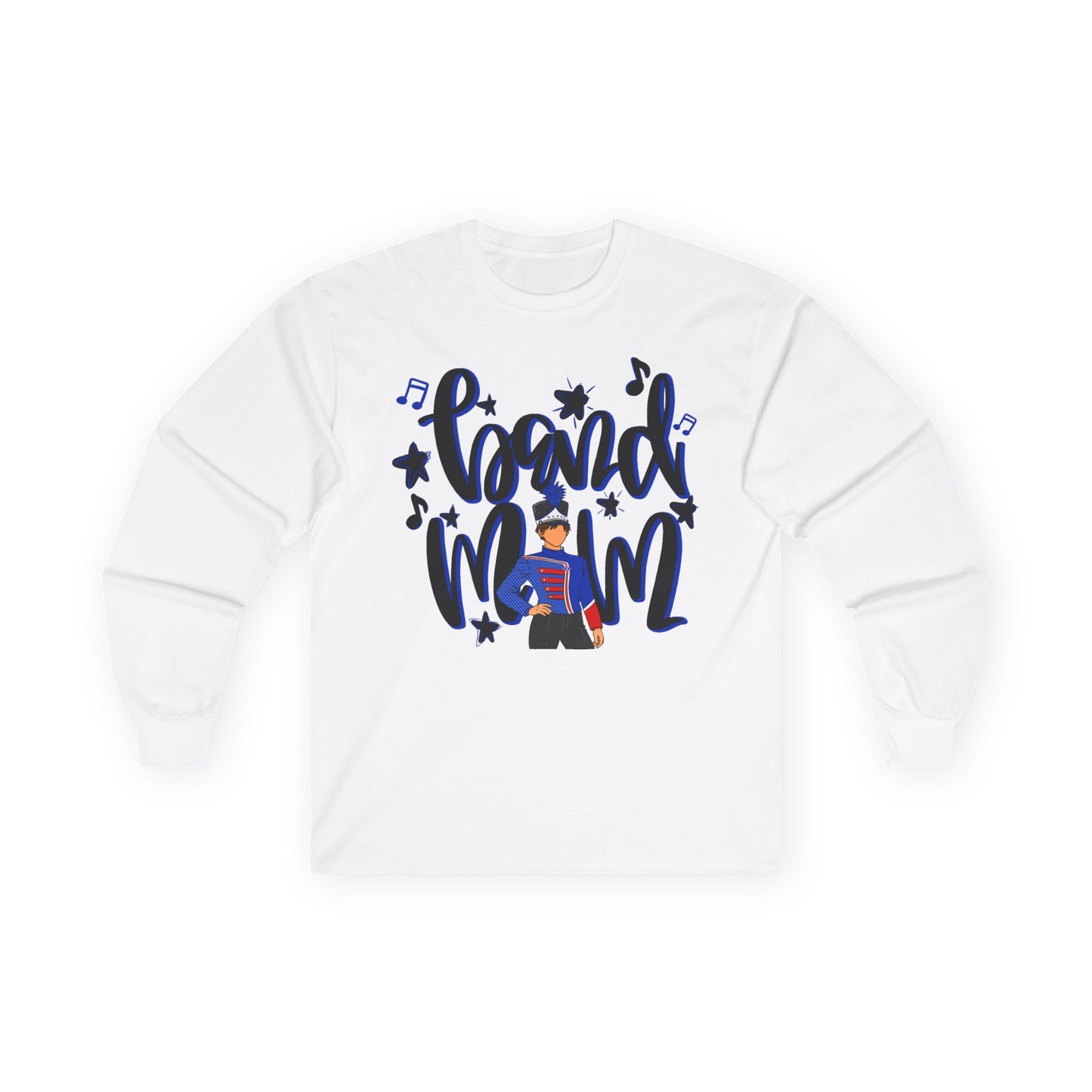 Band Mom Blue Boy Long Sleeve Tee (Gildan)