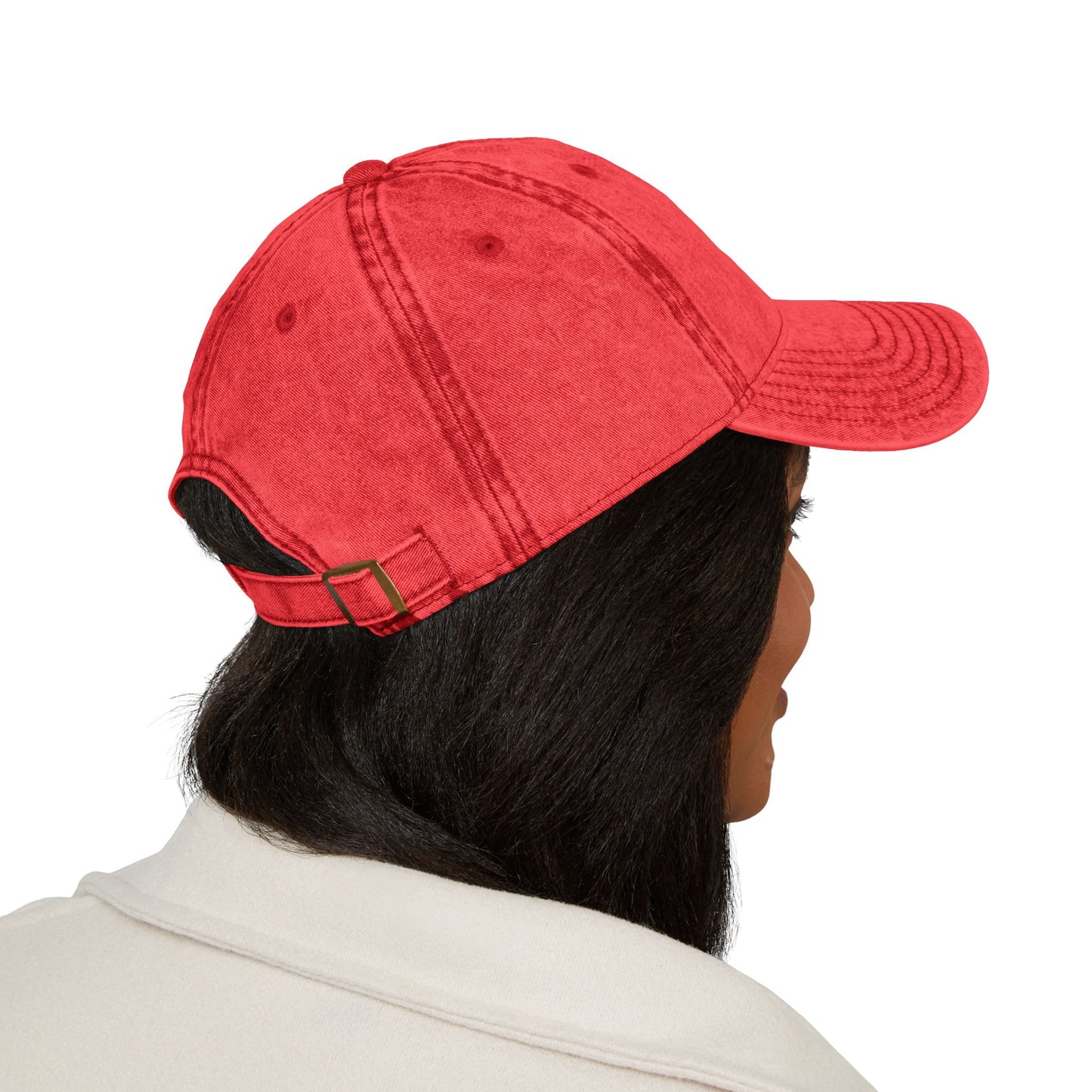 Jefferson J Diamond Vintage Embroidered Baseball Cap