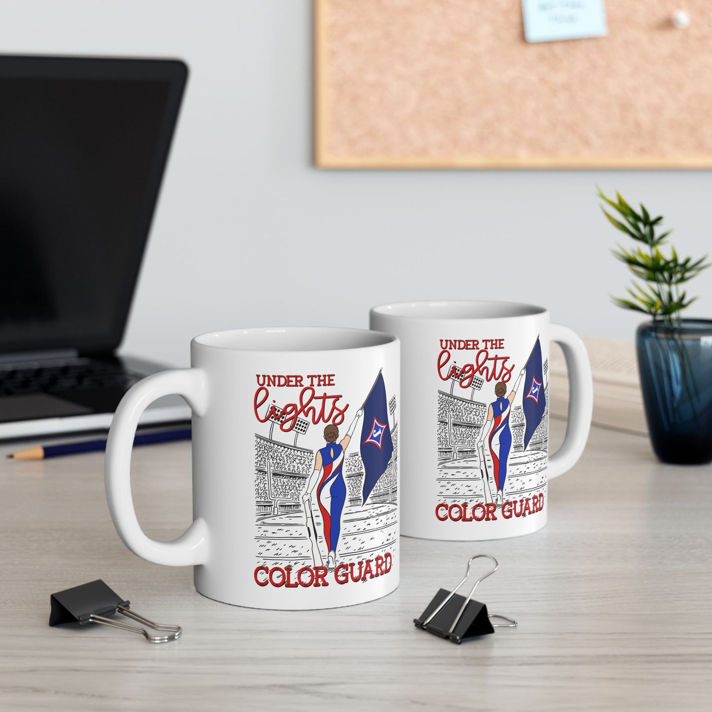 Under The Lights Color Guard Ceramic Mug — 11oz & 15oz Coffee Cup