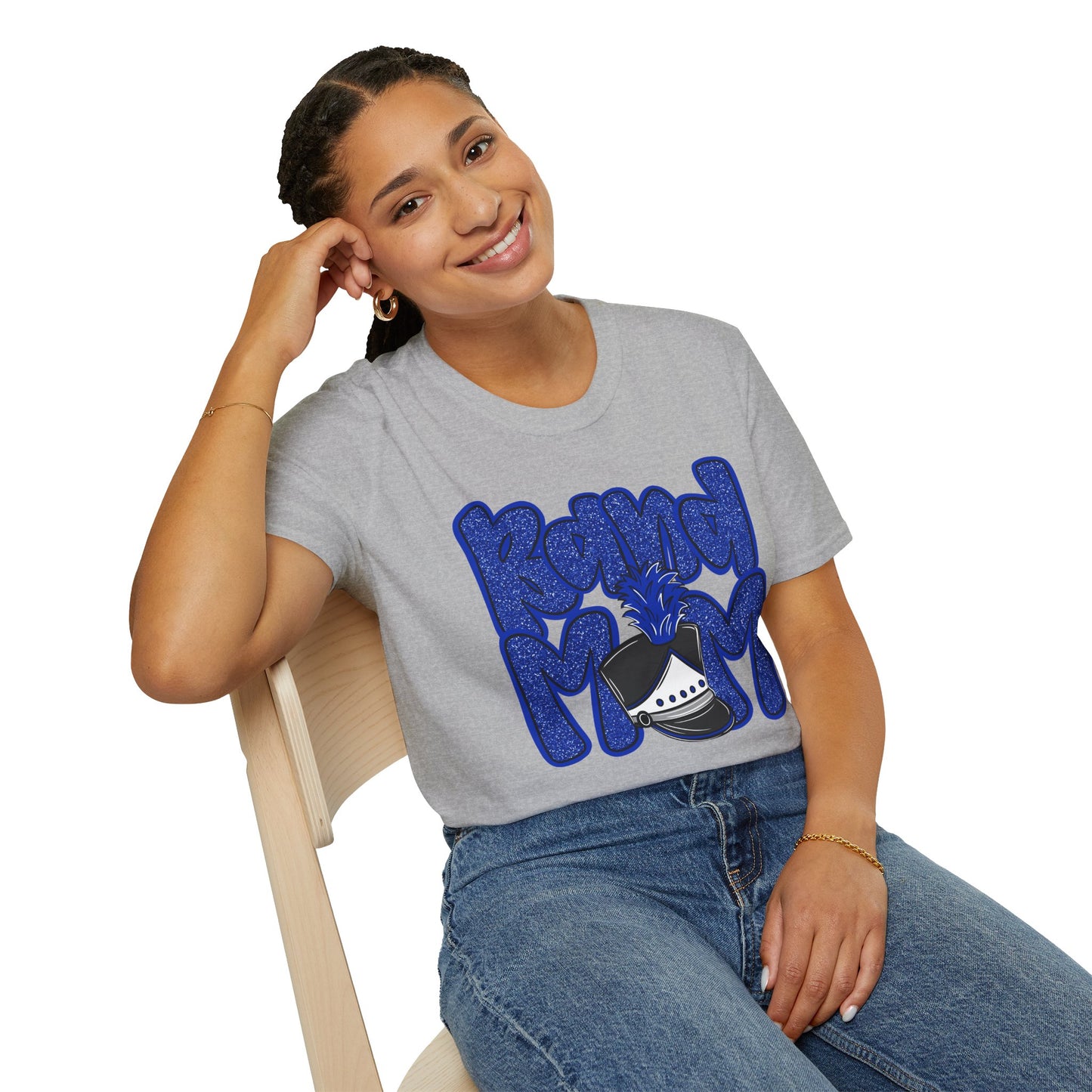 Band Mom Hat Short Sleeve Tee (Gildan)