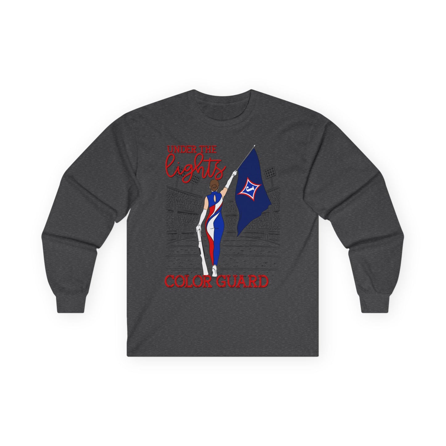 Under The Lights Color Guard Long Sleeve Tee (Gildan)