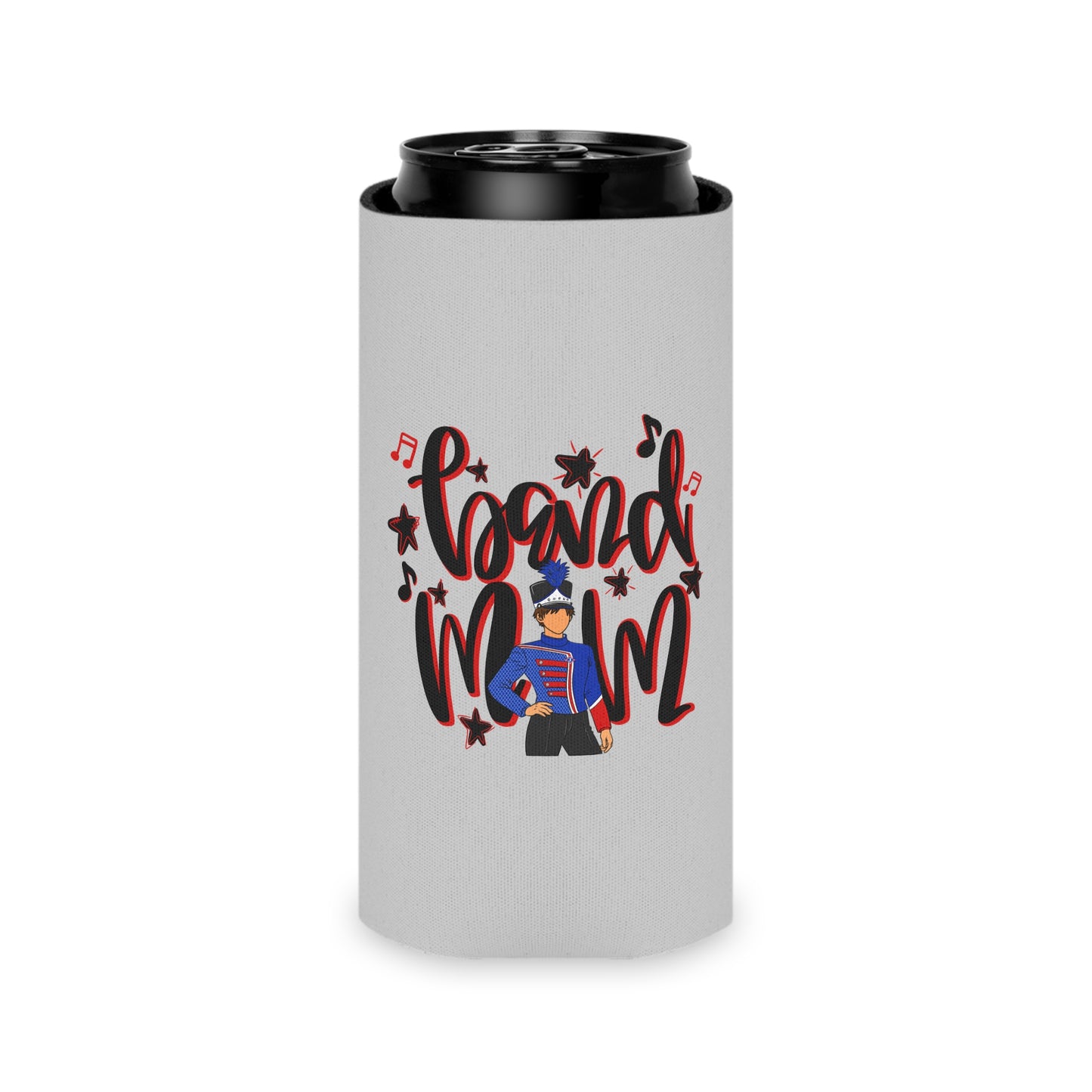 Band Mom Red Boy Can Cooler